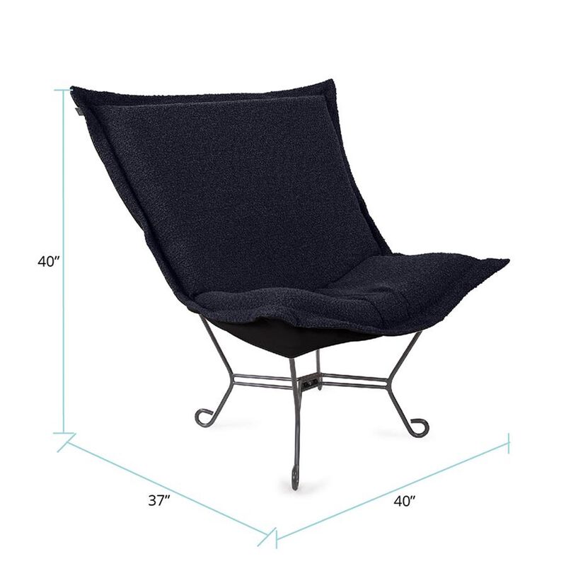 The Barbet Puff Accent Chair by Howard Elliott