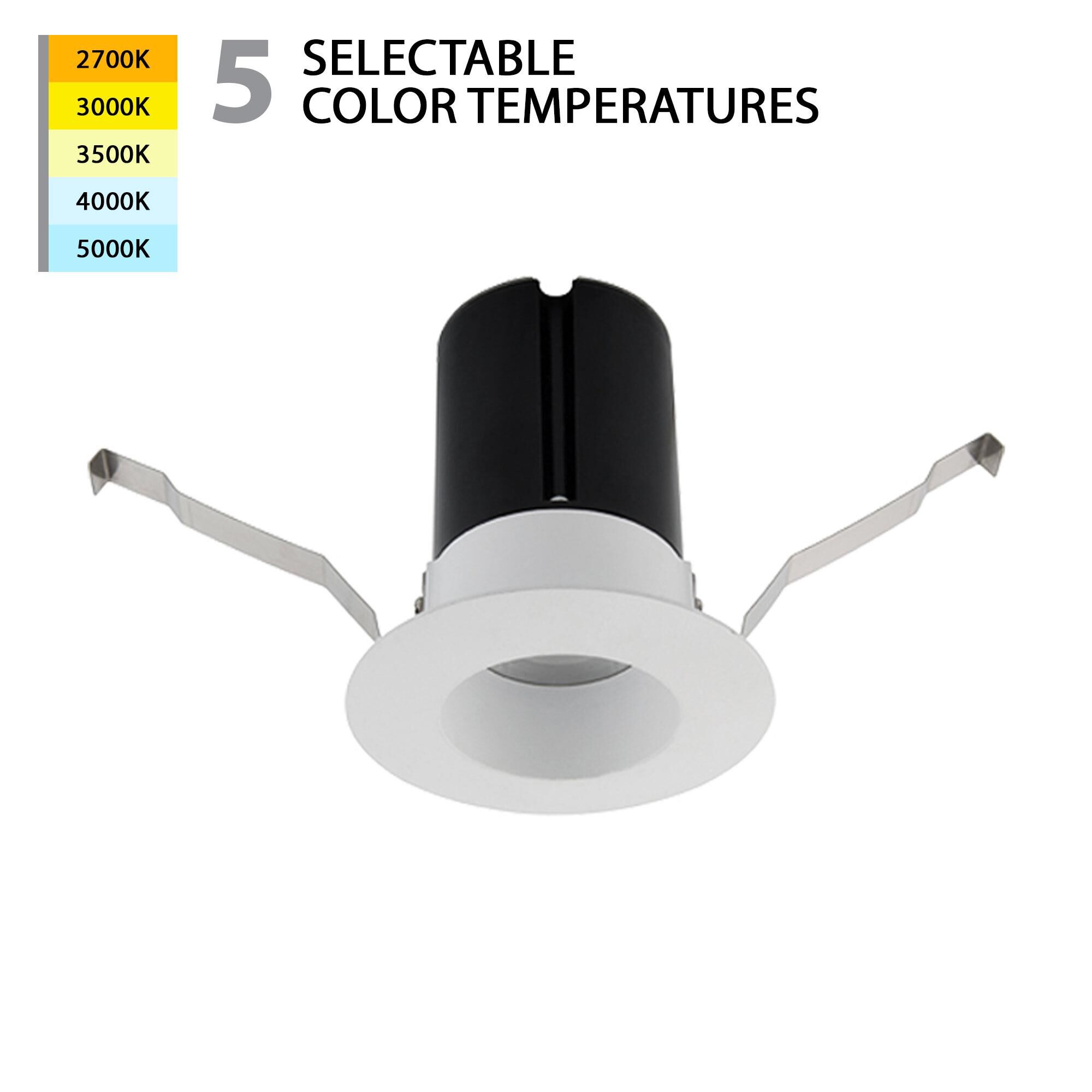 Shown in White finish