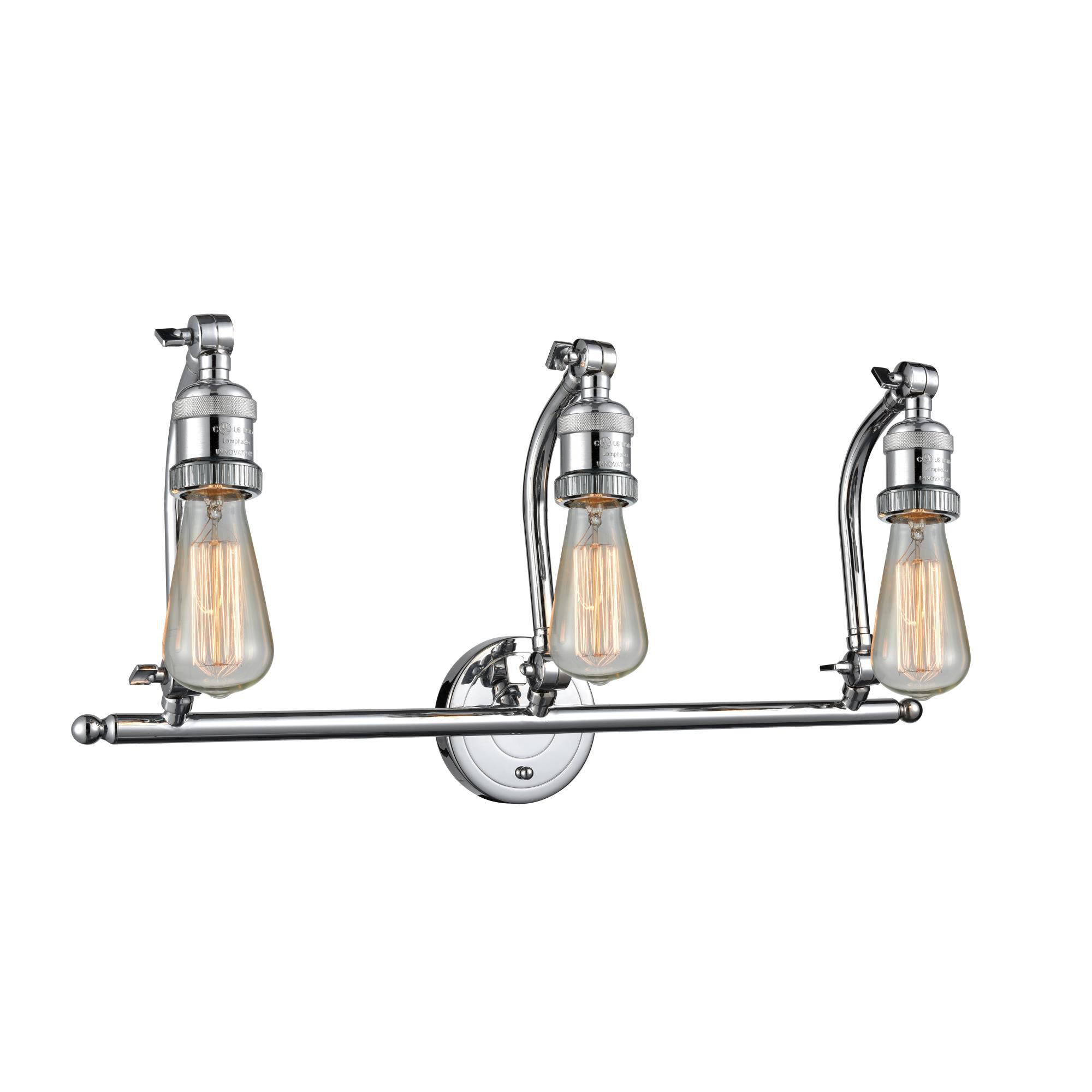Bruno Marashlian Bare Bulb 26 Inch 3 Light Bath Vanity Light by Innovations Lighting
