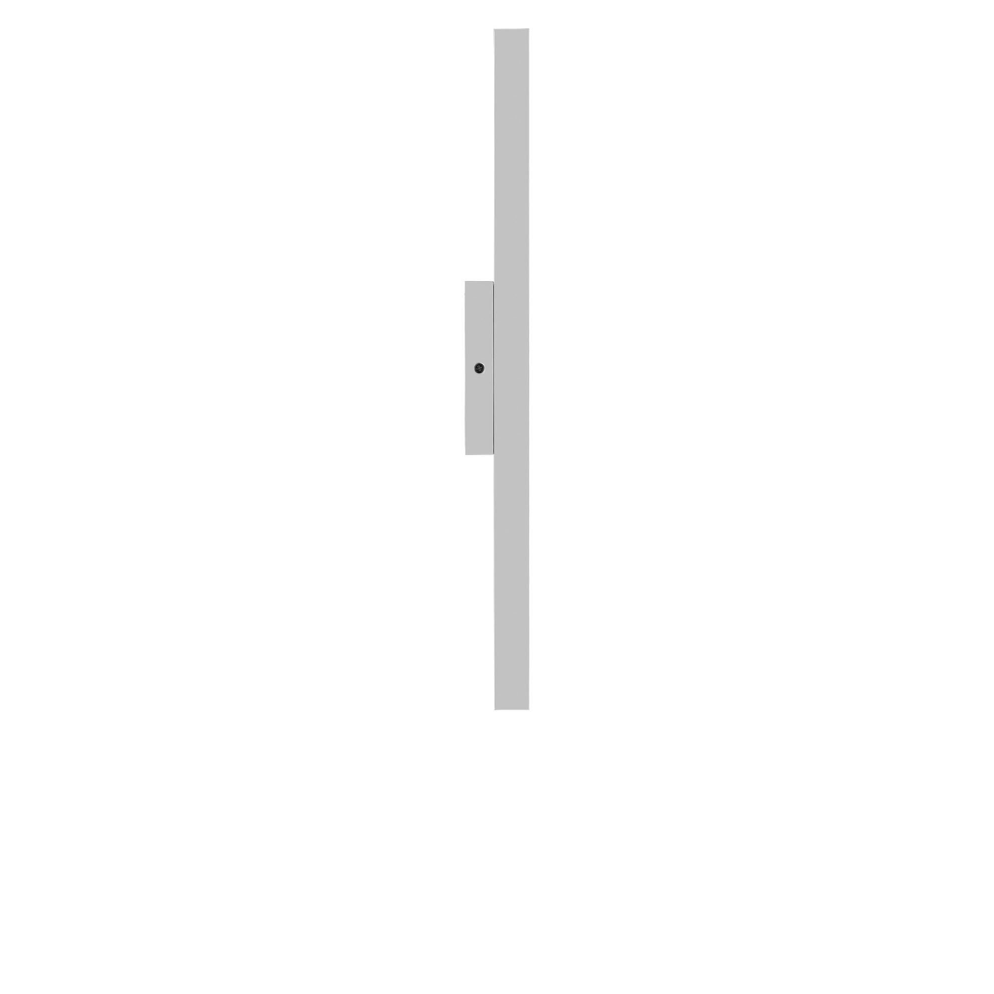 Shown in Chrome finish and White Polycarbonate shade