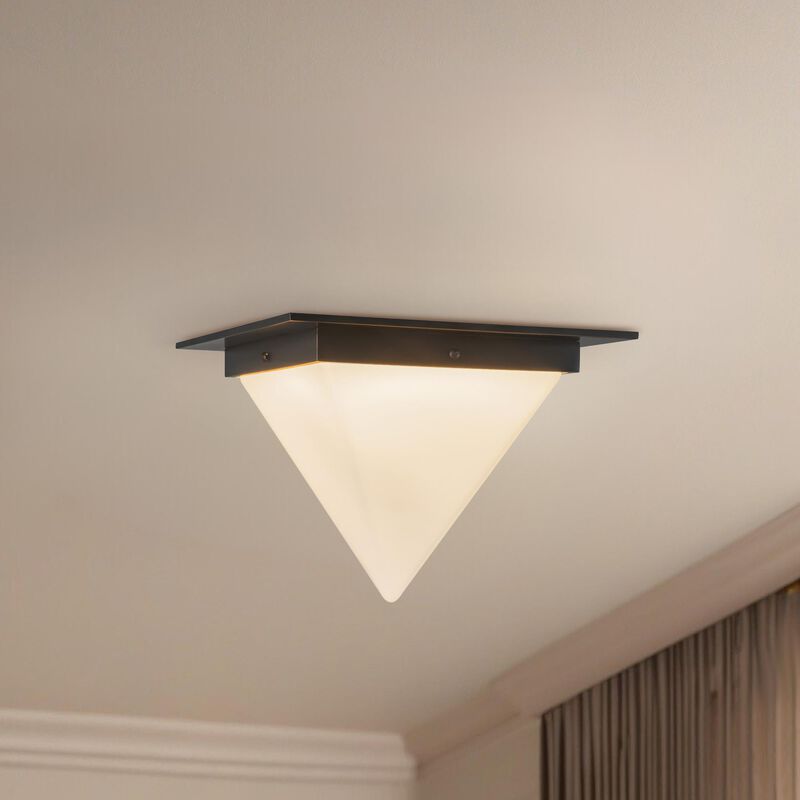 Jason Koharik Mineral 11 Inch Flush Mount by Alora Lighting