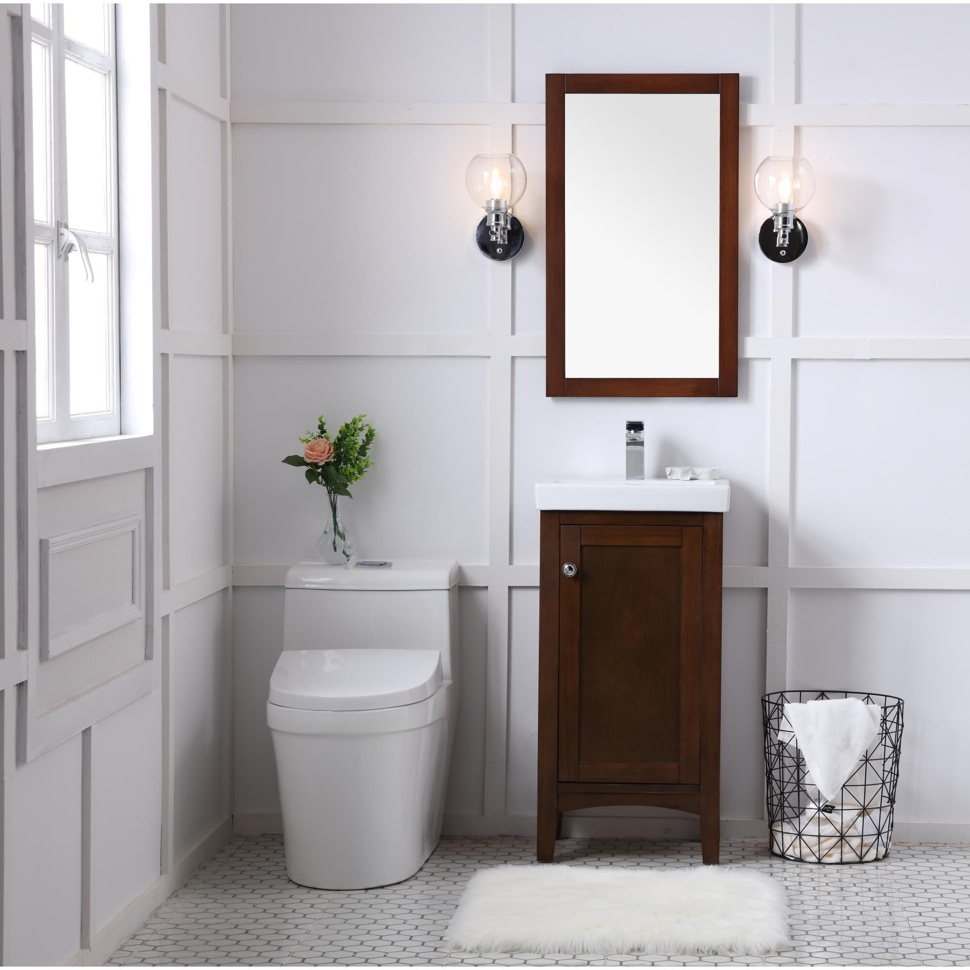 Shown in Antique Coffee finish