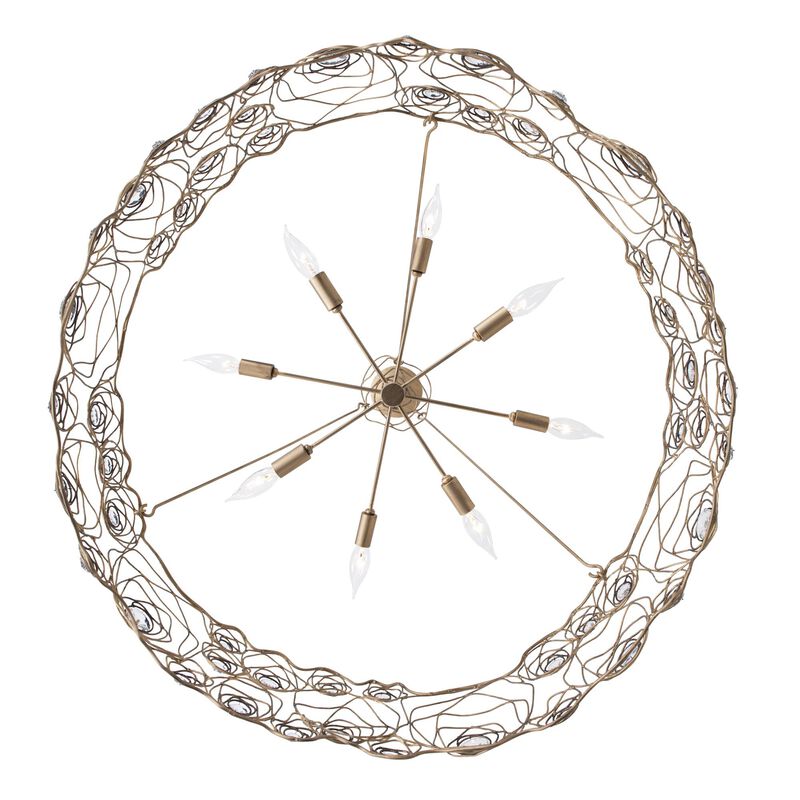 Ron Henderson Ethereal Rose Chandelier by Varaluz