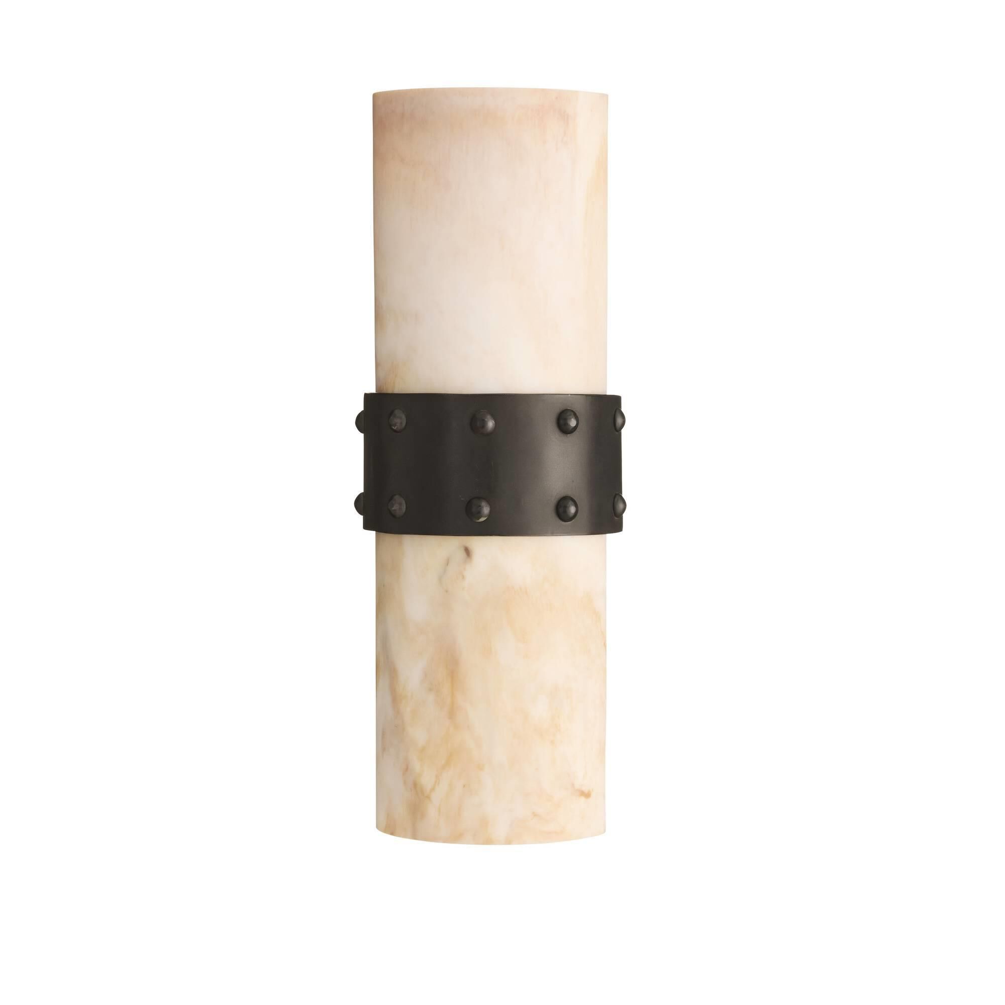 Shown in Ivory and Blackened Iron finish