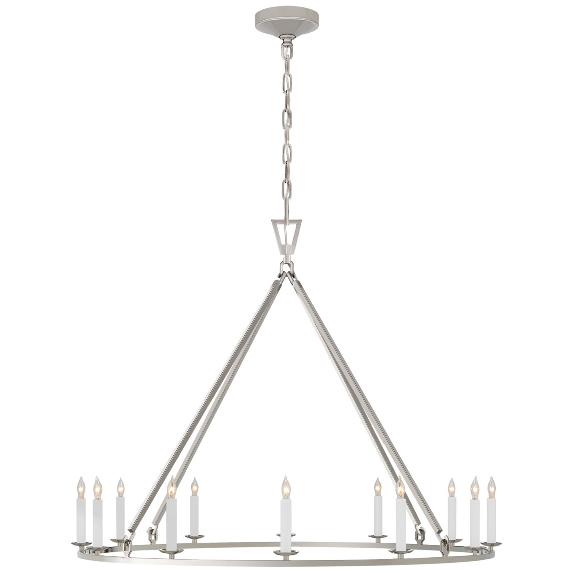 Shown in Polished Nickel finish and No Option shade