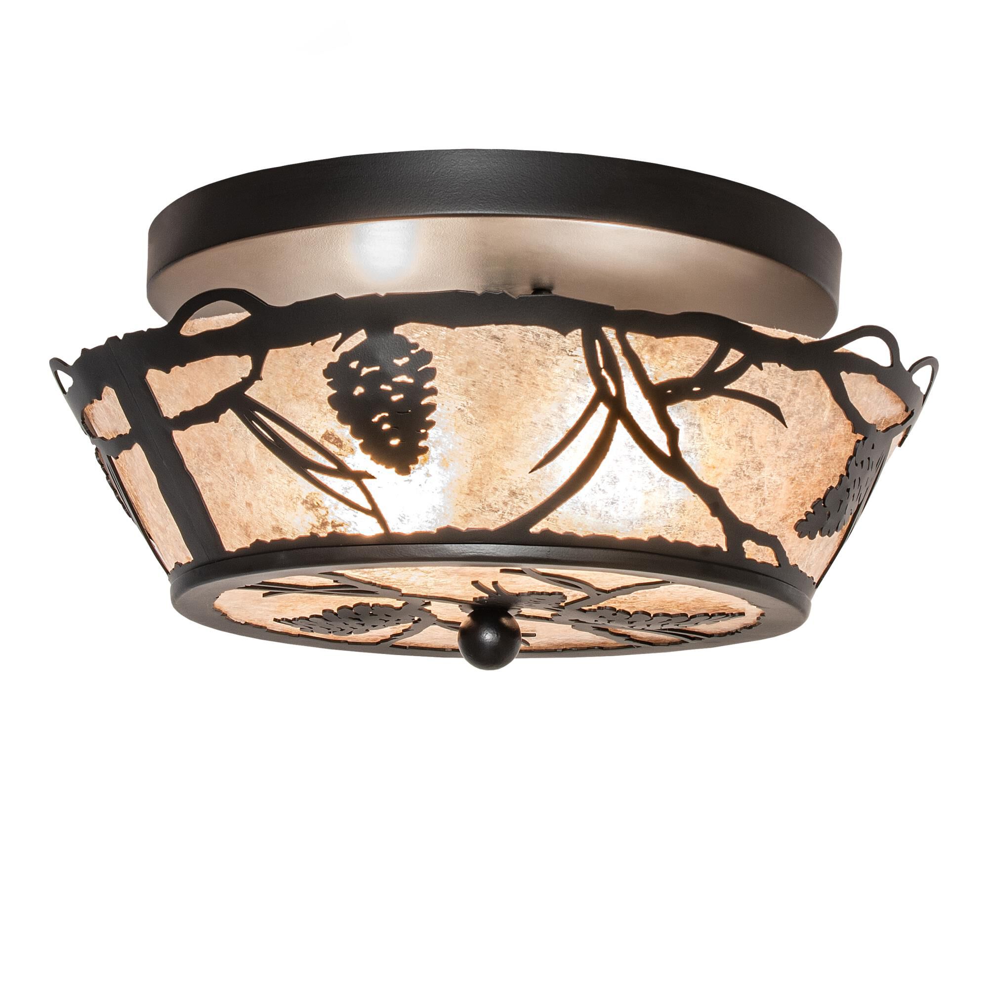 Whispering Pines 13 Inch 12 Light Flush Mount by Meyda Lighting