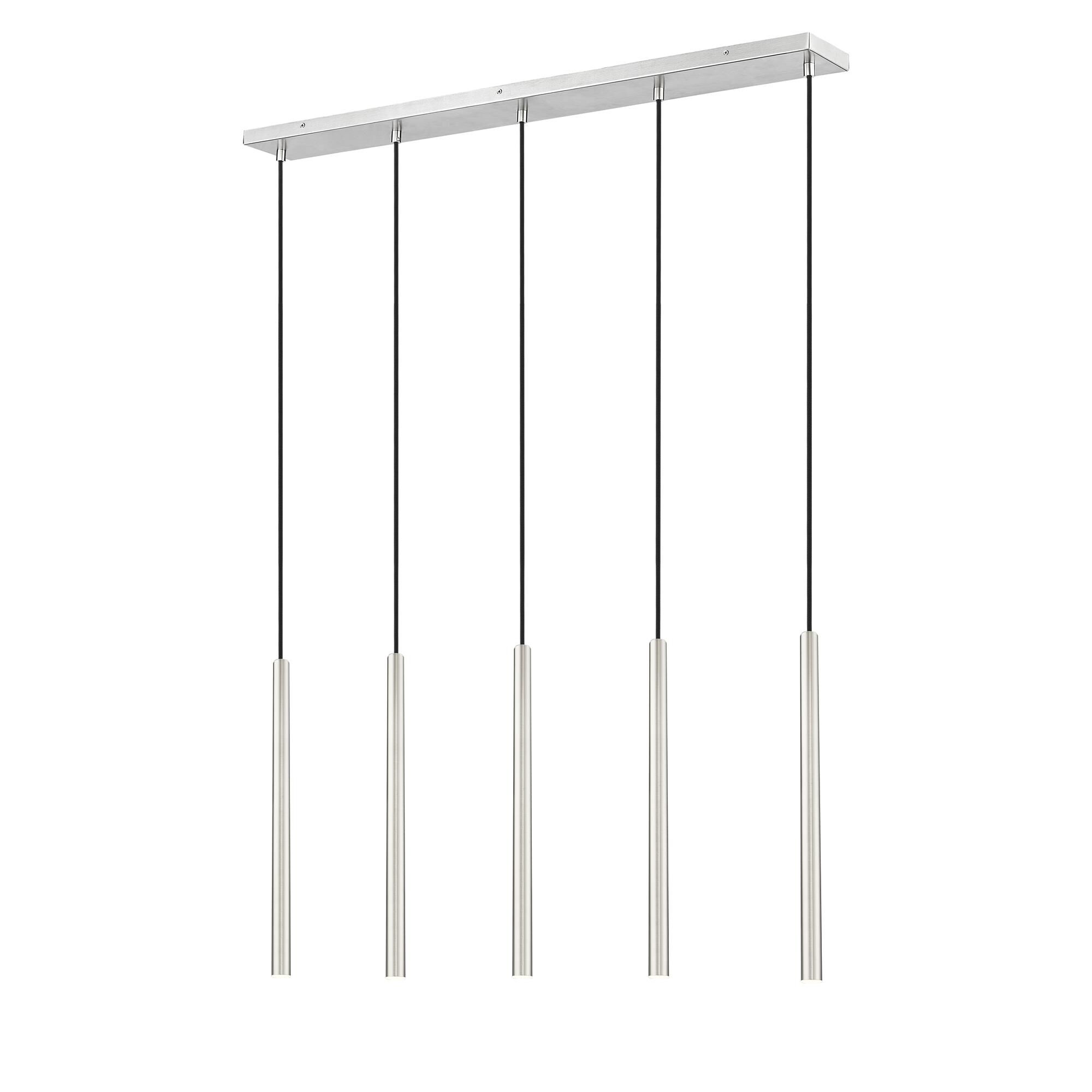 Shown in Brushed Nickel finish and Brushed Nickel glass and Brushed Nickel shade