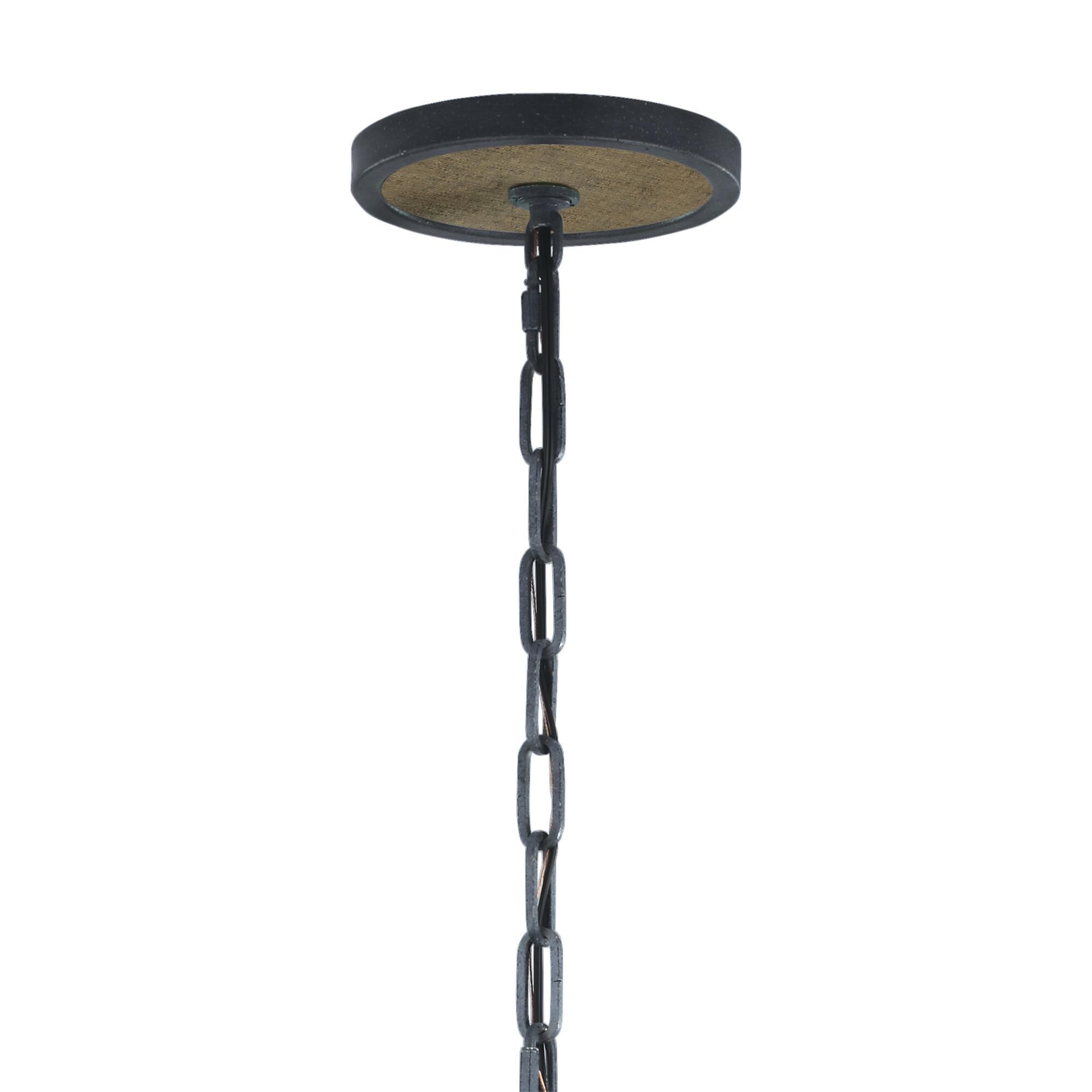 Shown in Weathered Oak Wood - Antique Forged Iron finish