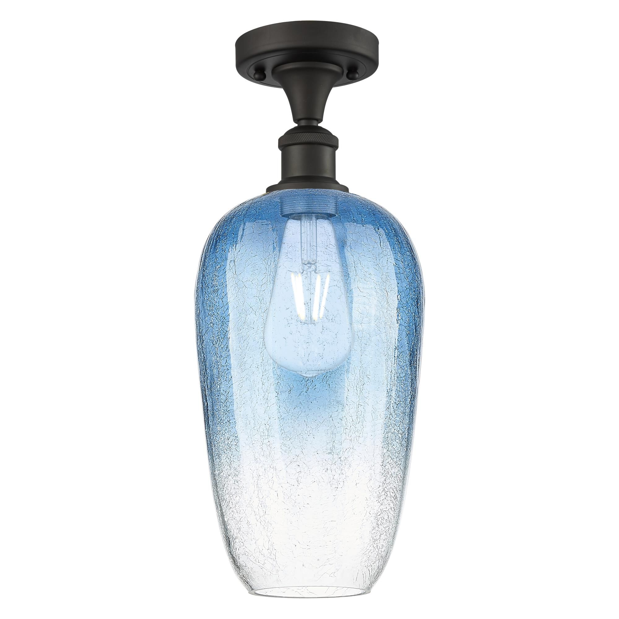 Bruno Marashlian Brookhaven Flute 7 Inch Semi Flush Mount by Innovations Lighting