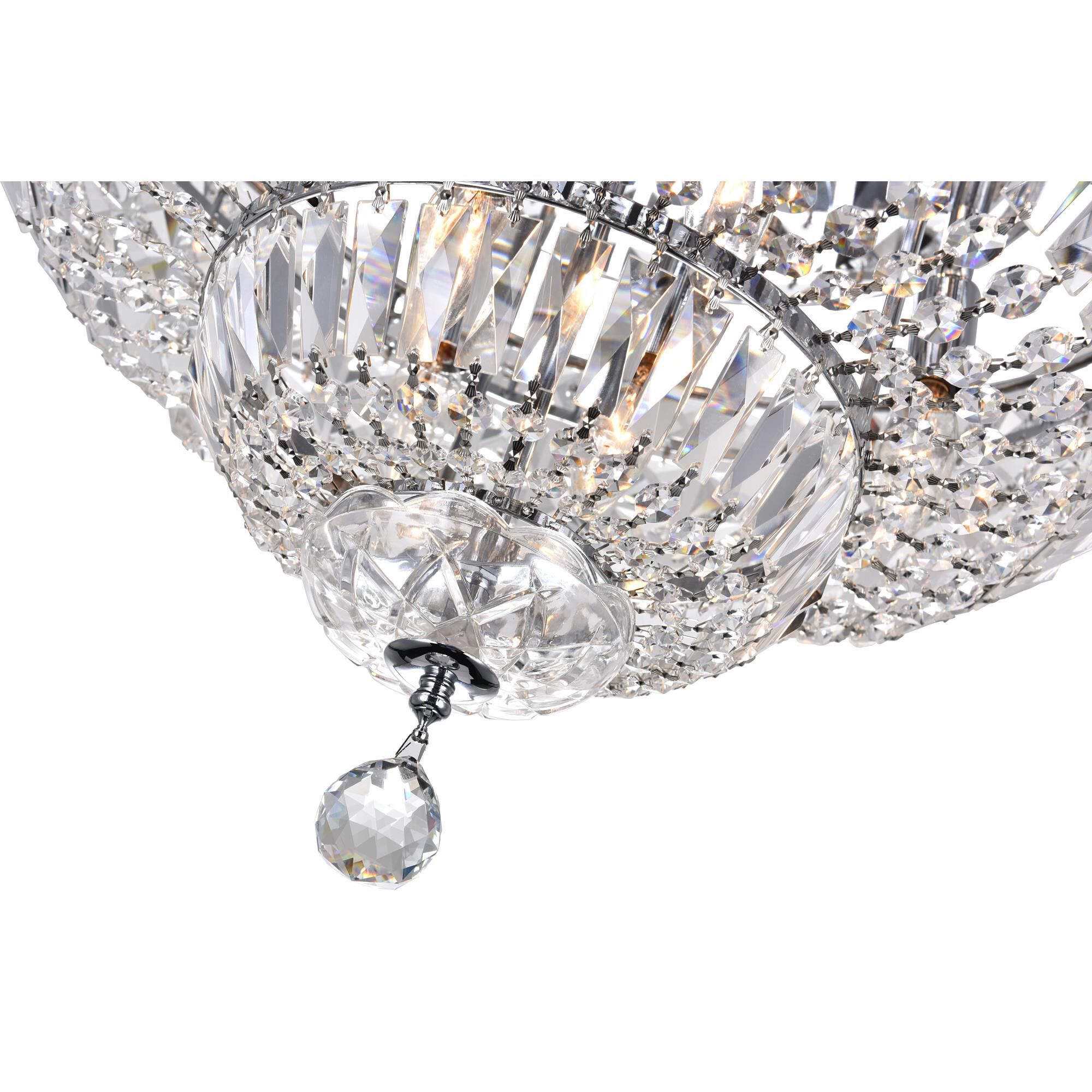 Stefania 20 Inch 8 Light Flush Mount by CWI Lighting