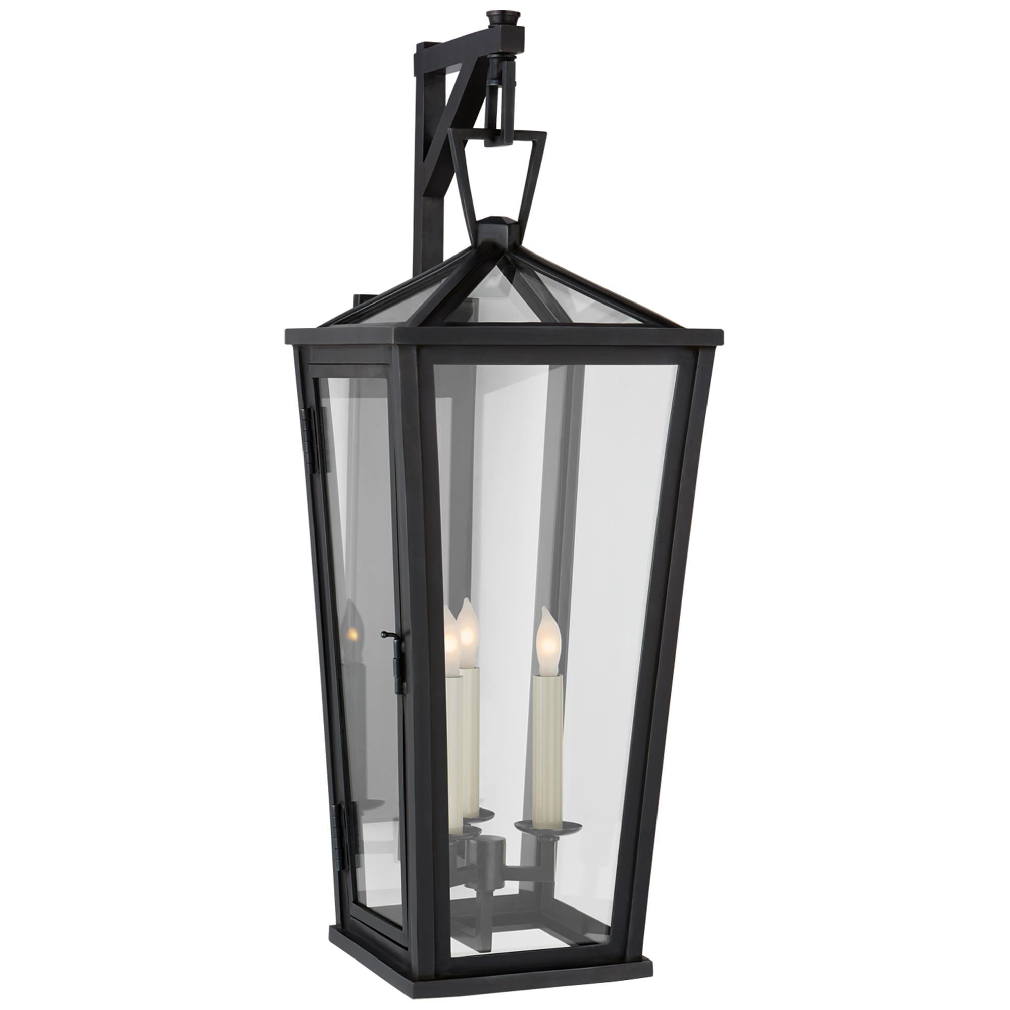 Shown in Bronze finish and Clear glass