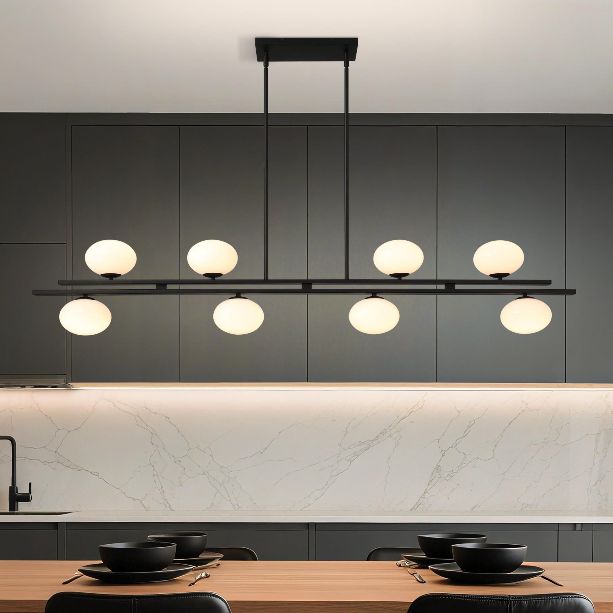 Julep 64 Inch Linear Suspension Light by Eglo Lighting