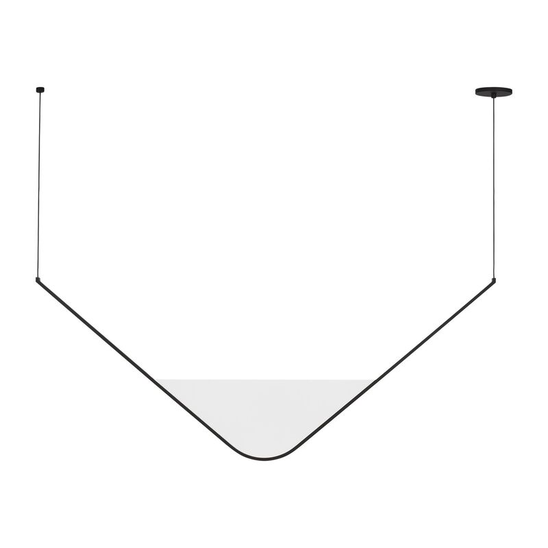 Sean Lavin Mizu 56.4 Inch Linear Suspension Light by Visual Comfort Modern Collection