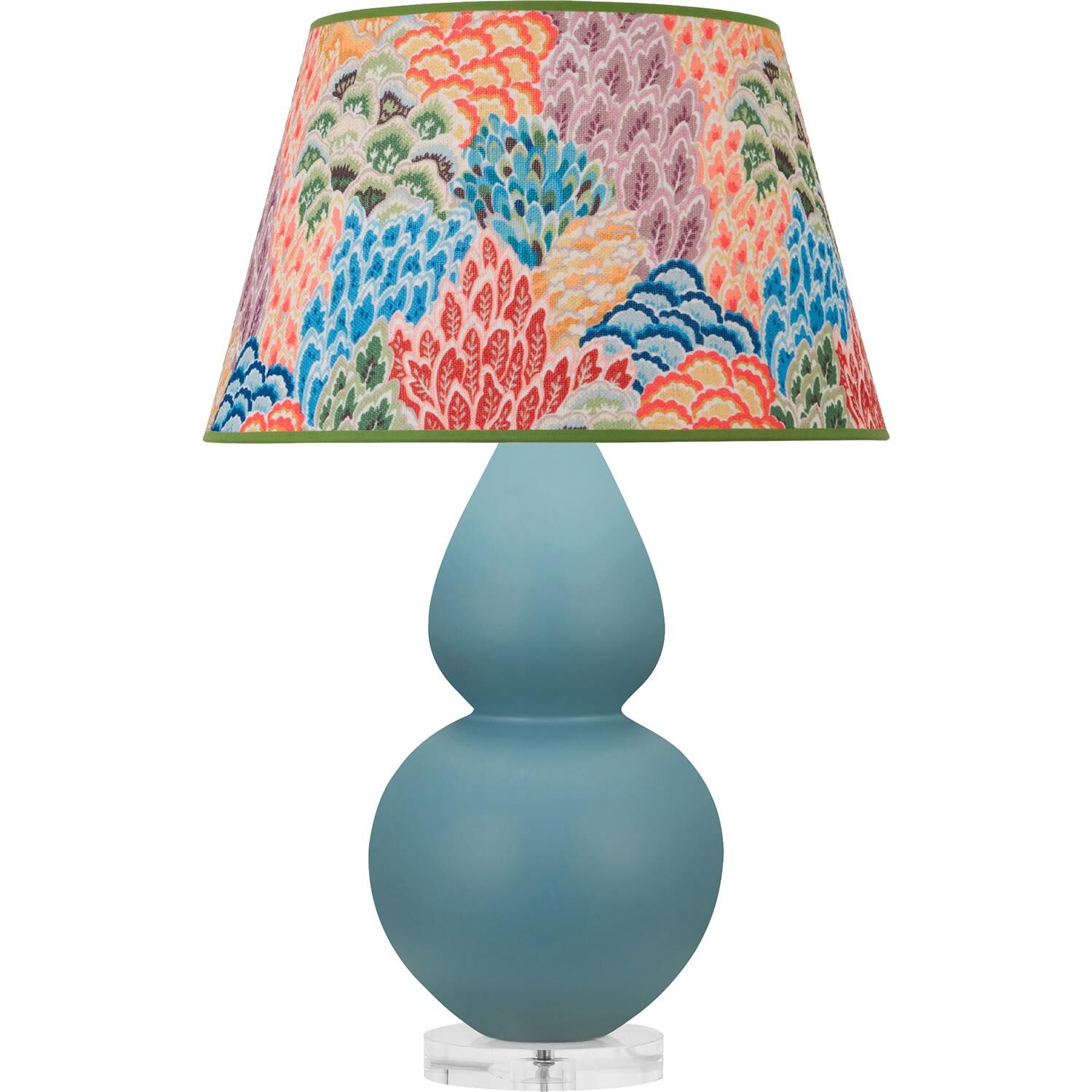 Double Gourd 31 Inch Table Lamp by Robert Abbey