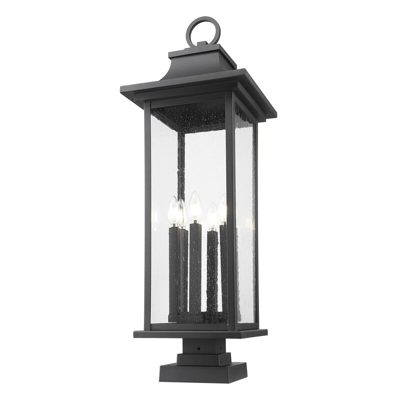 Tiberius 36 Inch Outdoor Pier Lamp by Z-Lite