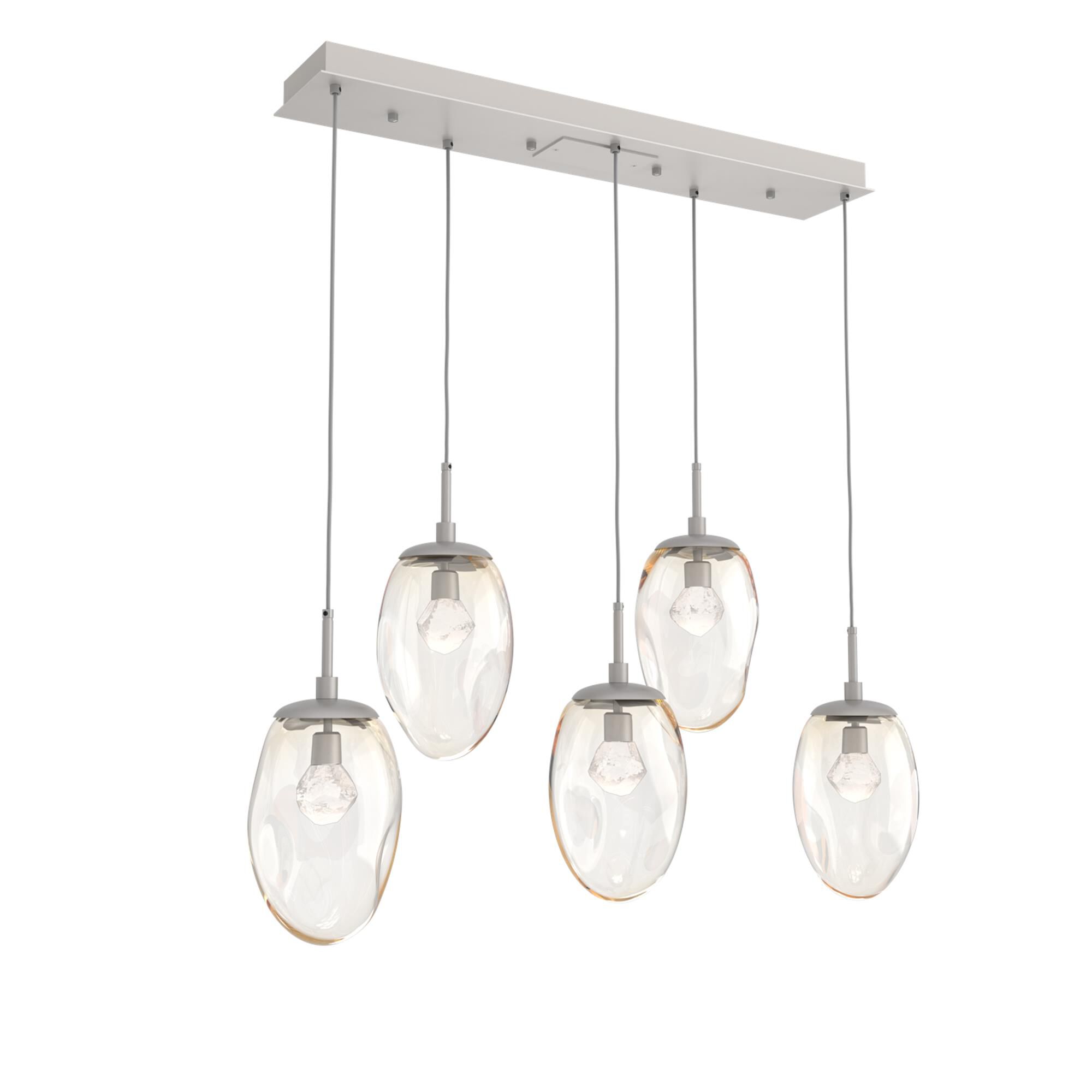 Shown in Metallic Beige Silver finish and Zircon Inner Amber Outer glass