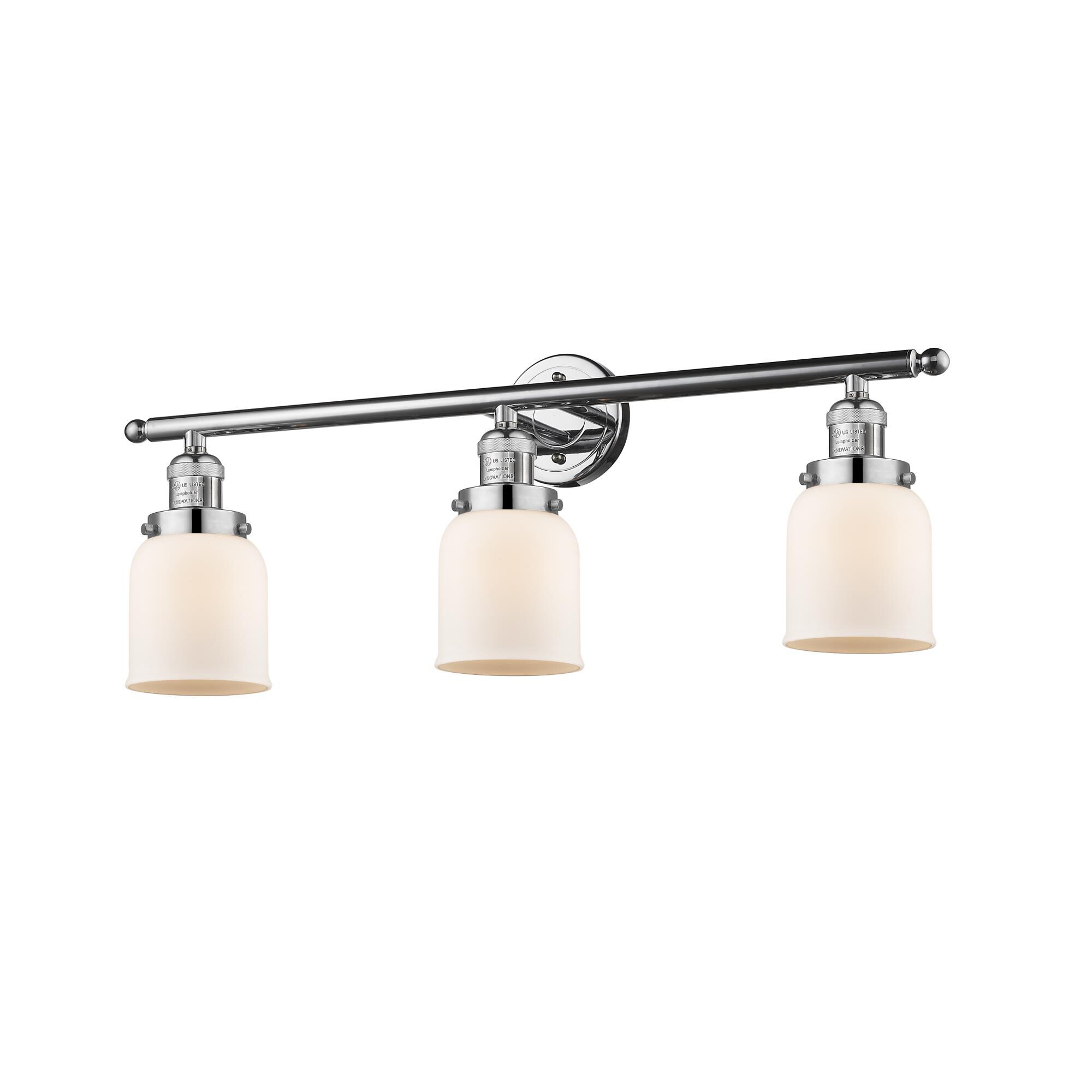 Bruno Marashlian Small Bell 30 Inch 3 Light Bath Vanity Light by Innovations Lighting