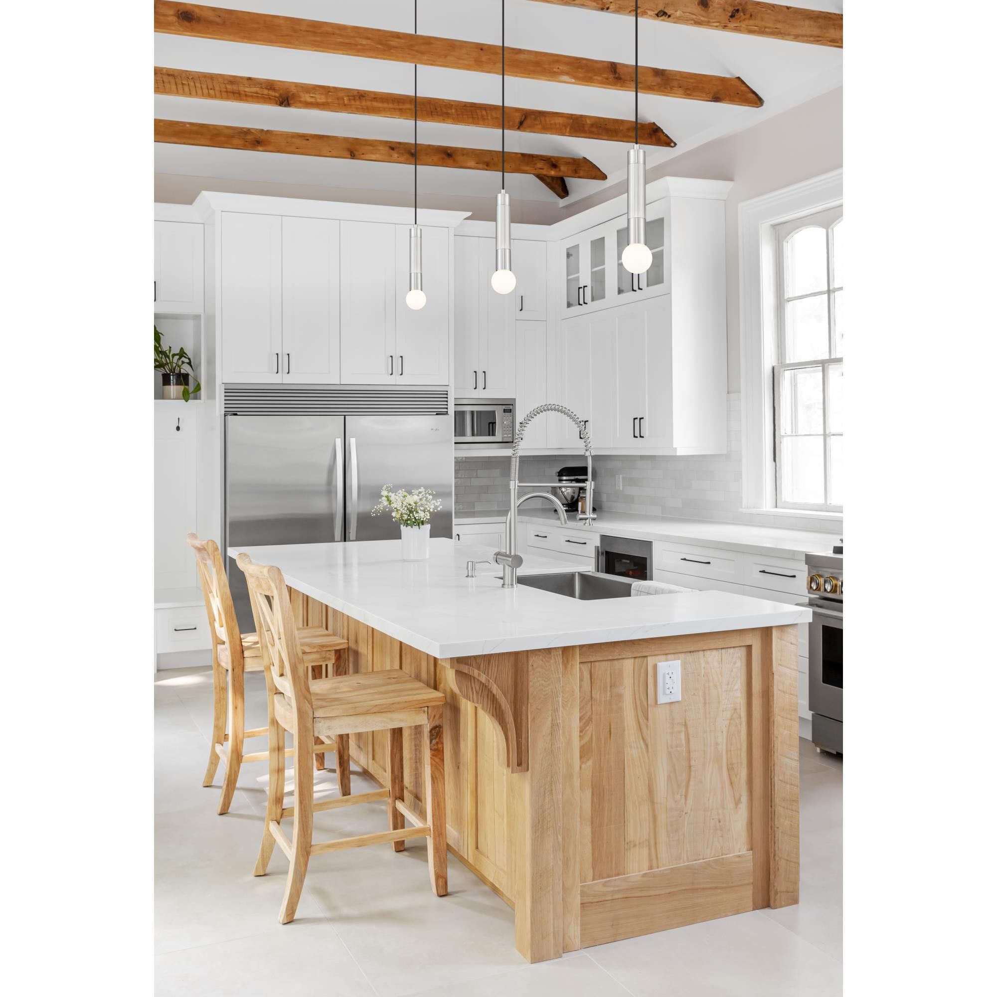 Shown in Brushed Nickel finish