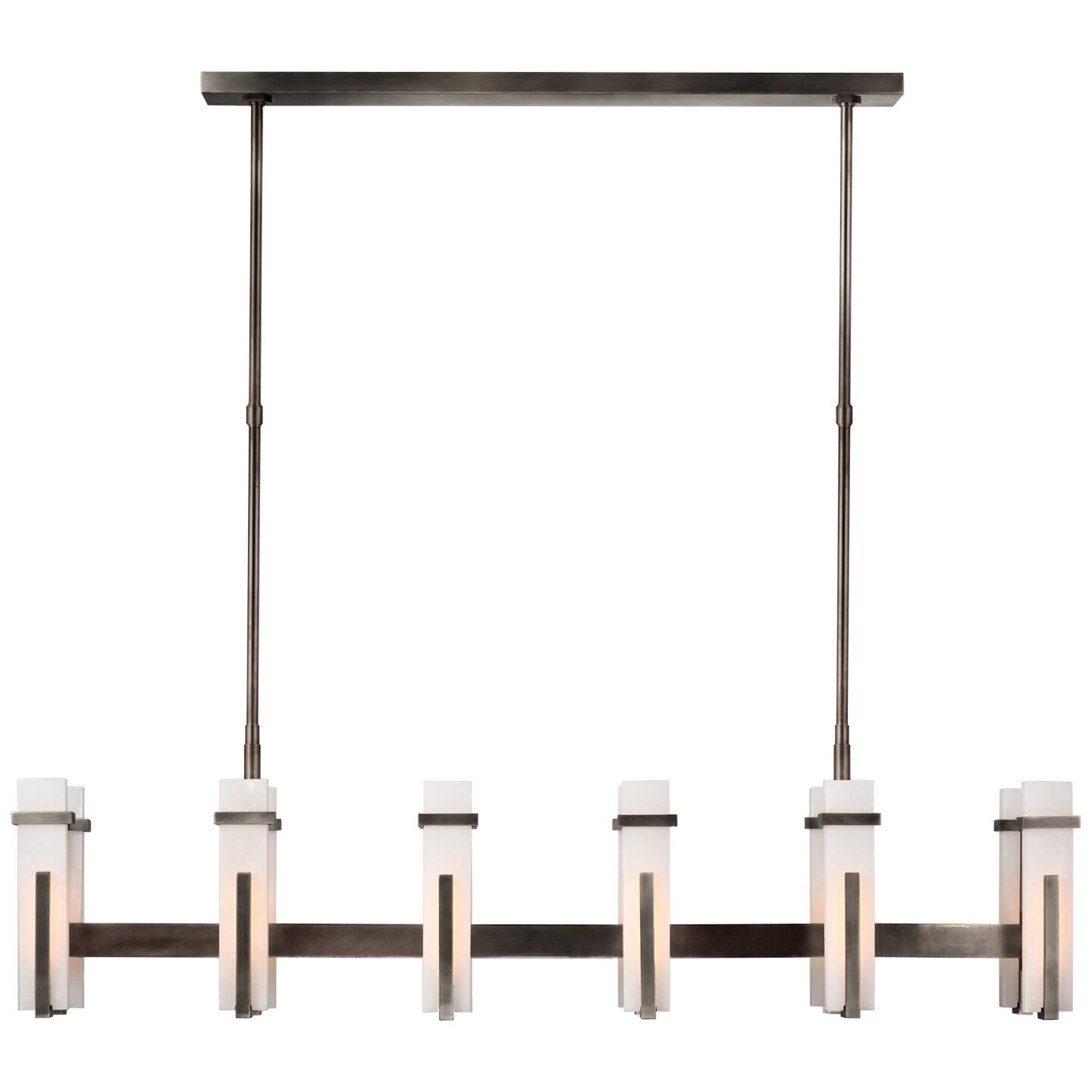 Visual Comfort Signature Collection Ian K. Fowler Malik 10 Inch LED Linear Suspension Light