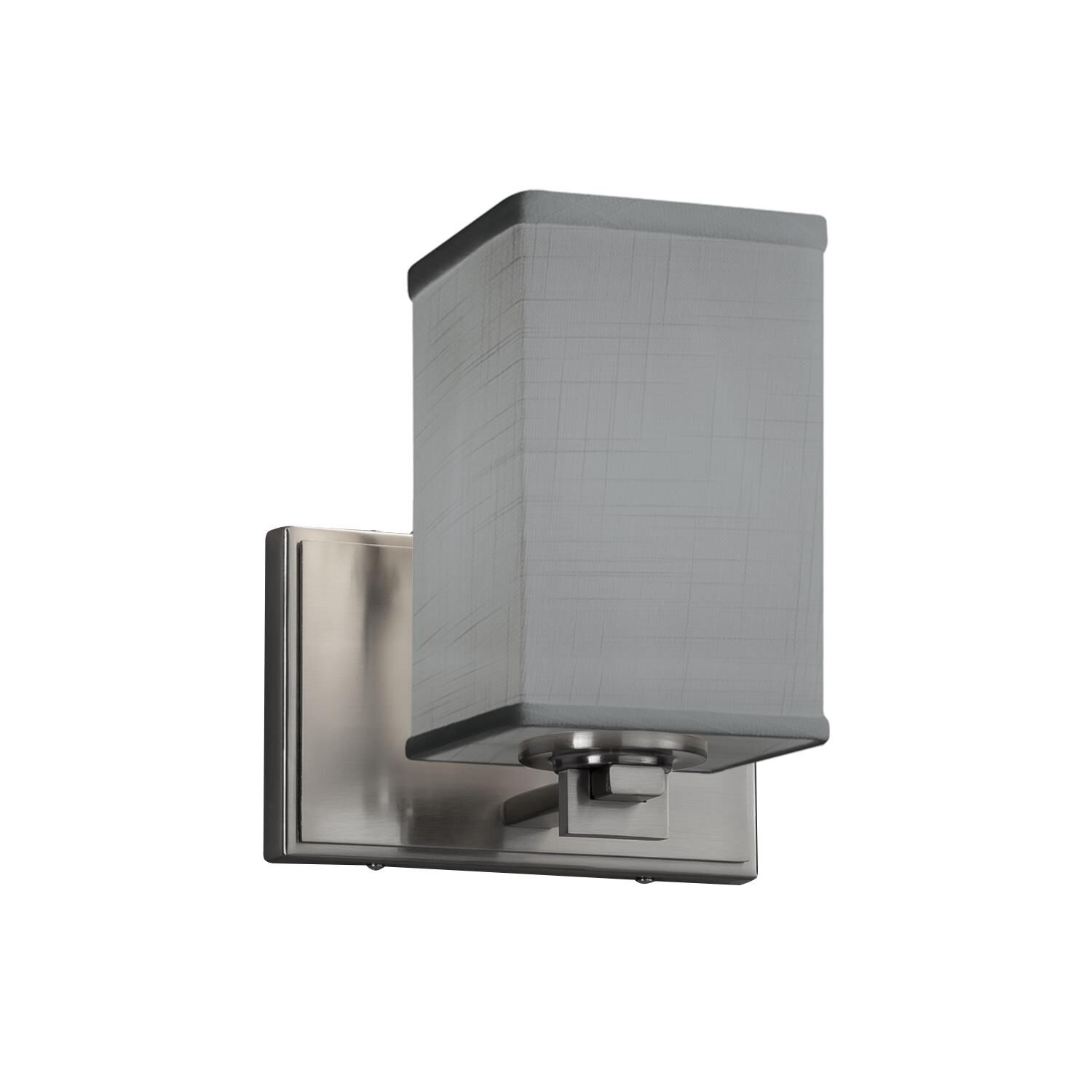 Justice Design Group Textile 7 Inch Wall Sconce