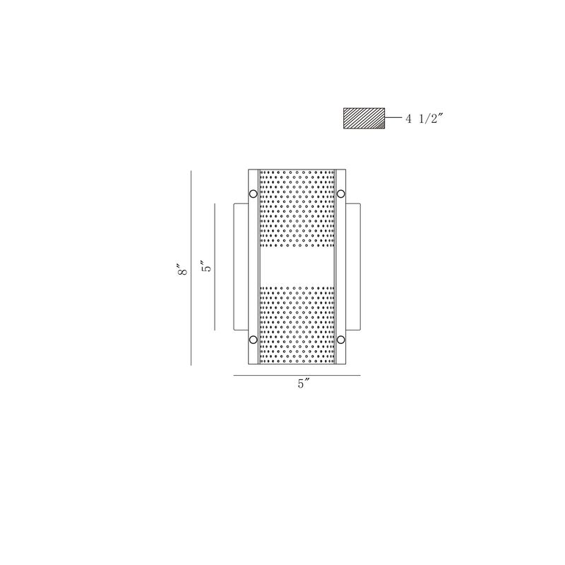 Westcliffe 8 Inch 2 Light Wall Sconce by Eurofase Lighting