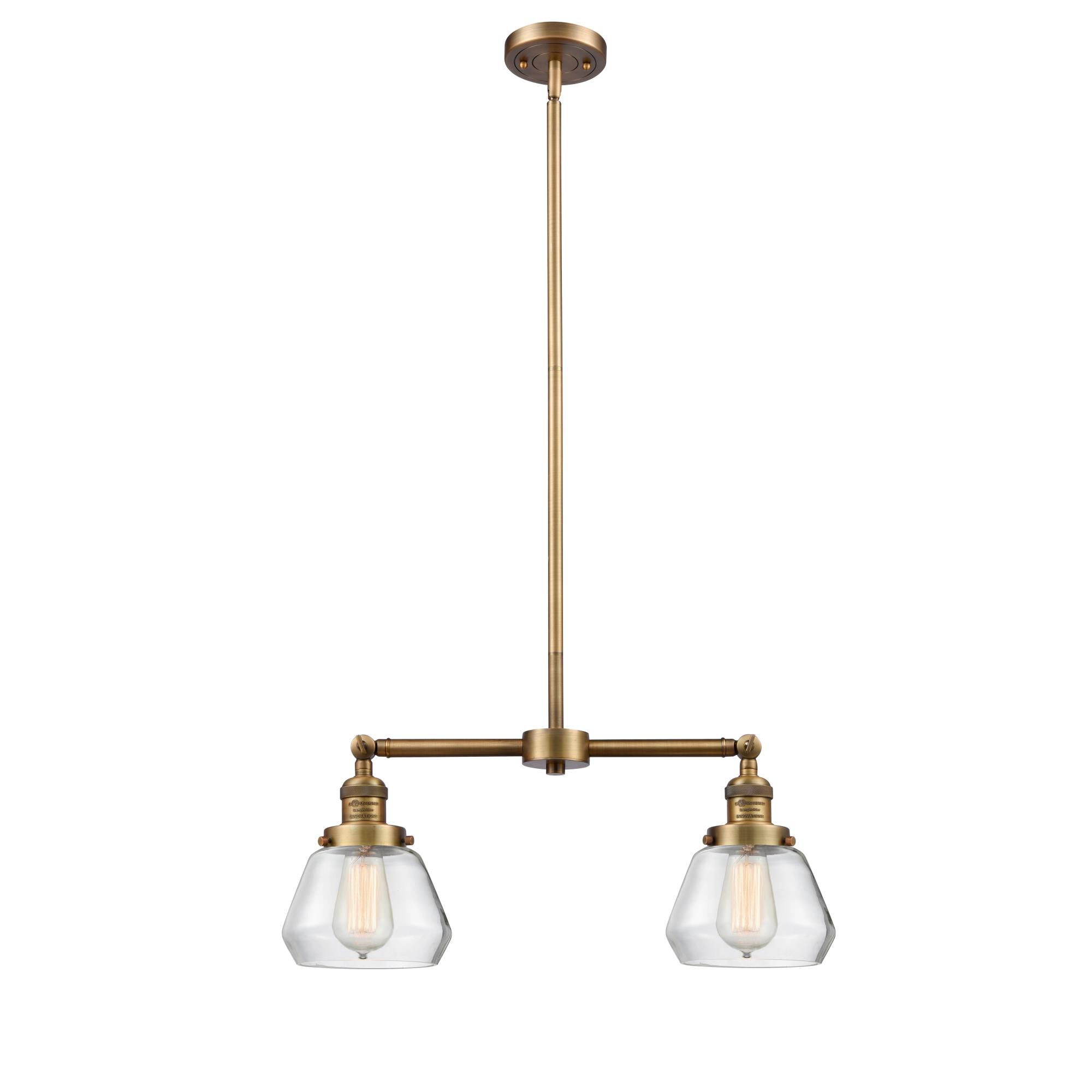 Bruno Marashlian Fulton 21 Inch 2 Light Mini Chandelier by Innovations Lighting