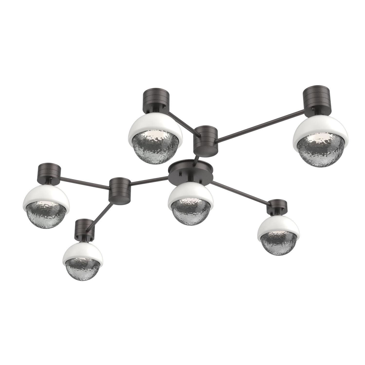 Levi Wilson Cabochon 41 Inch Flush Mount by Hammerton Studio