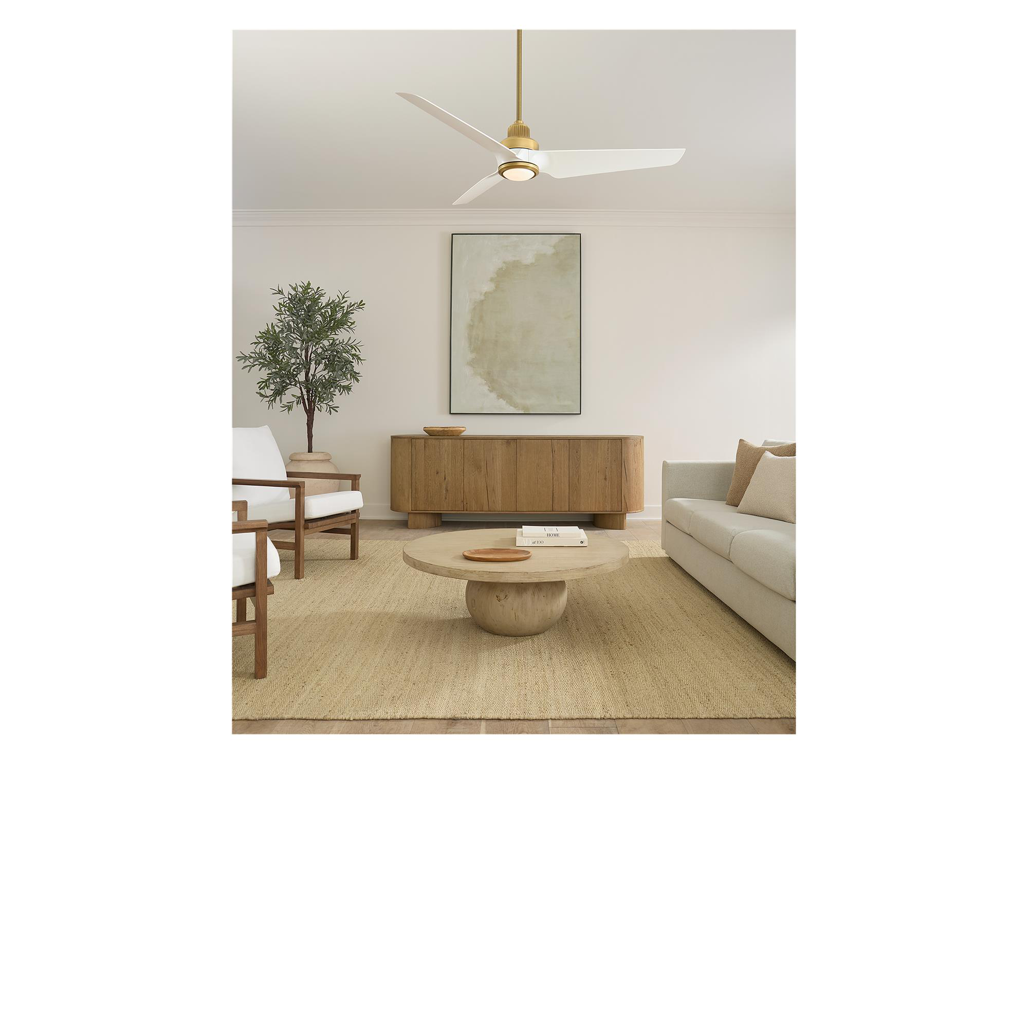 Ruhlmann Smart 52 Led 52 Inch Ceiling Fan with Light Kit,