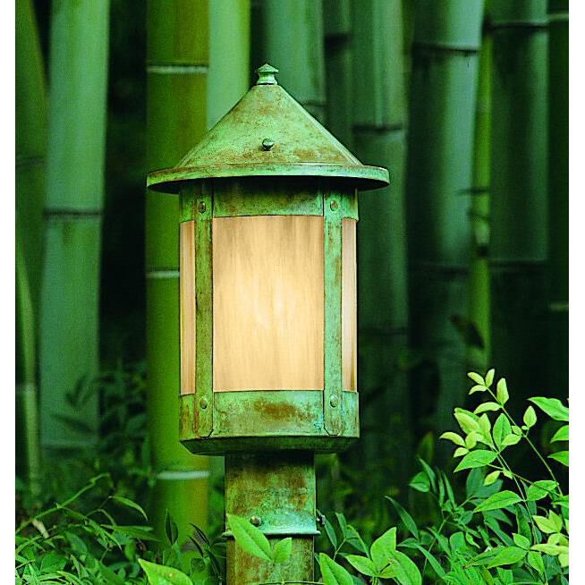 Berkeley 9 Inch Tall 1 Light Outdoor Post Lamp by Arroyo Craftsman