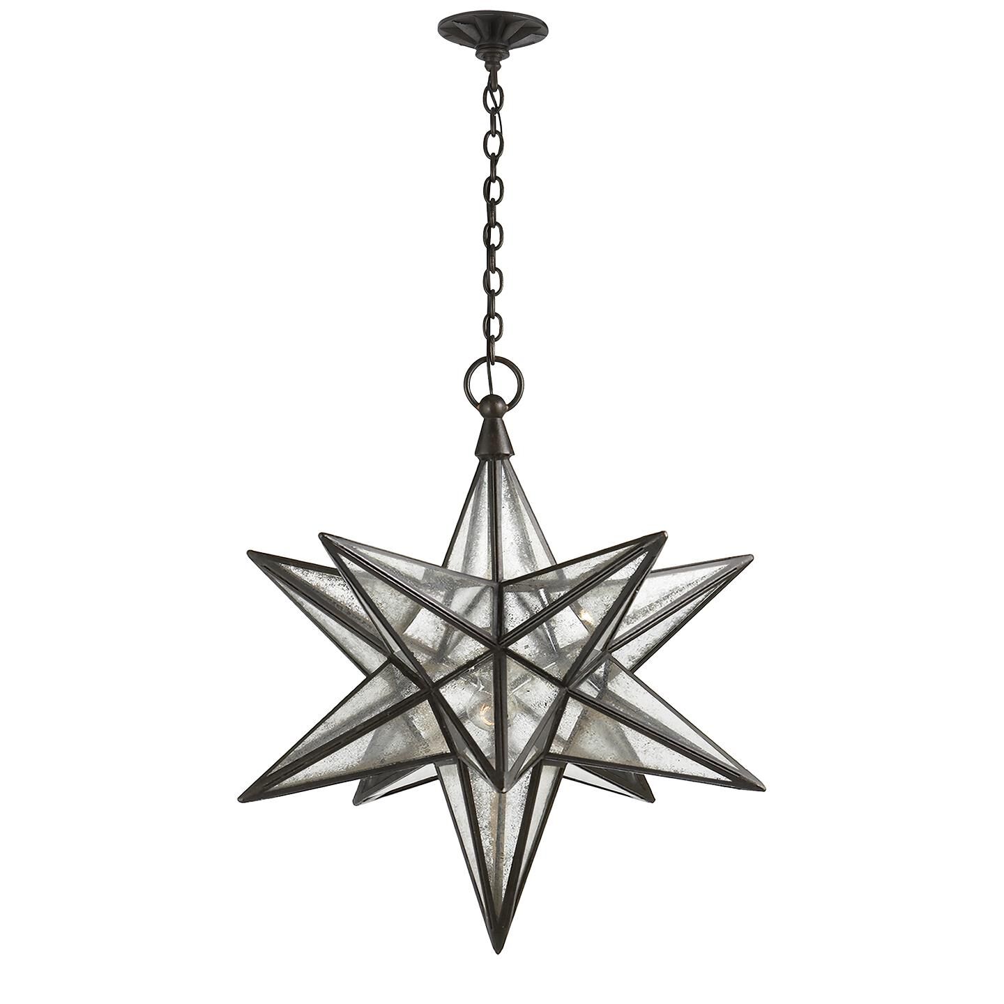 Visual Comfort Signature Collection Chapman & Myers Moravian Star 30 Inch Large Pendant
