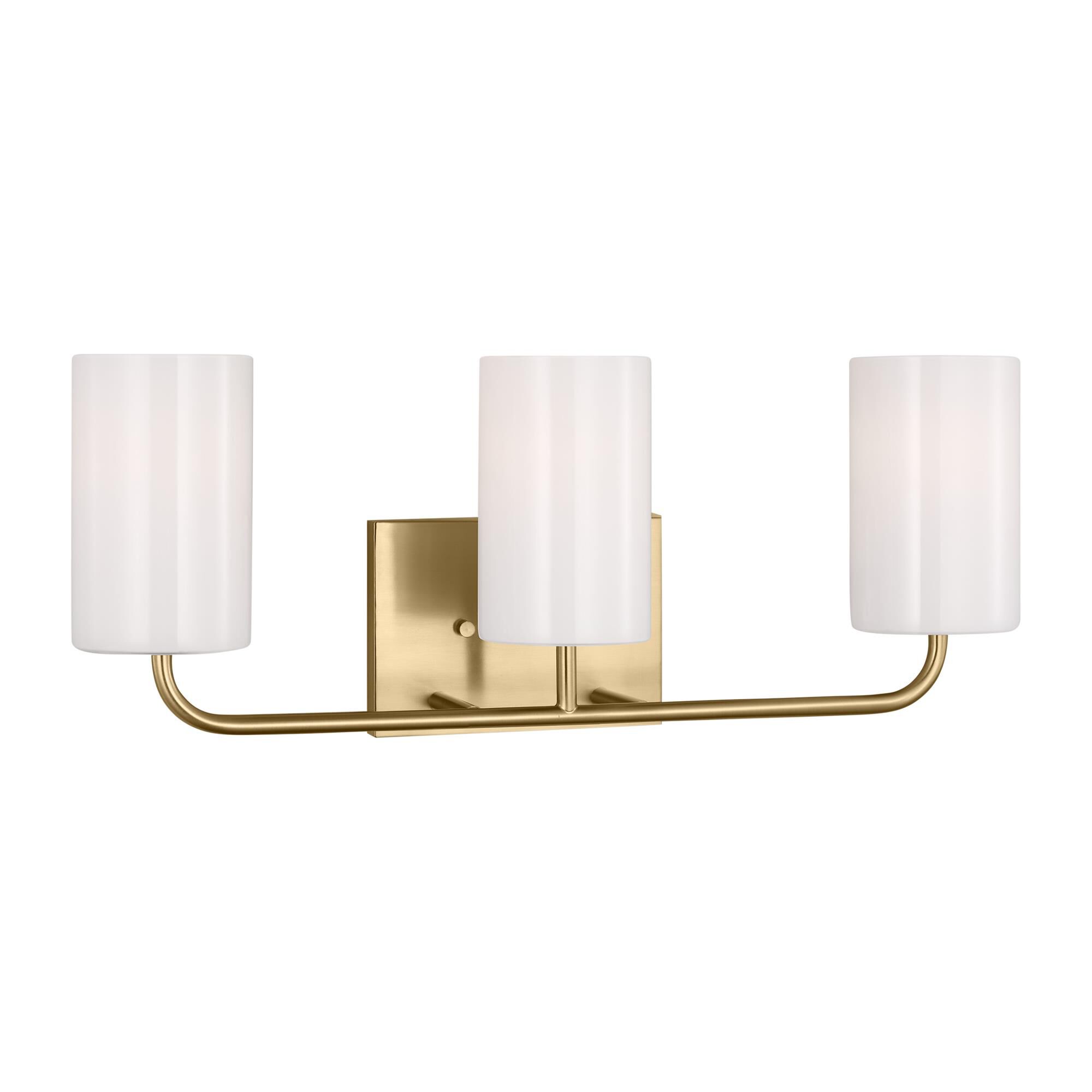 Shown in Satin Bronze finish and Clear Outside / Painted White Inside Glass s shade