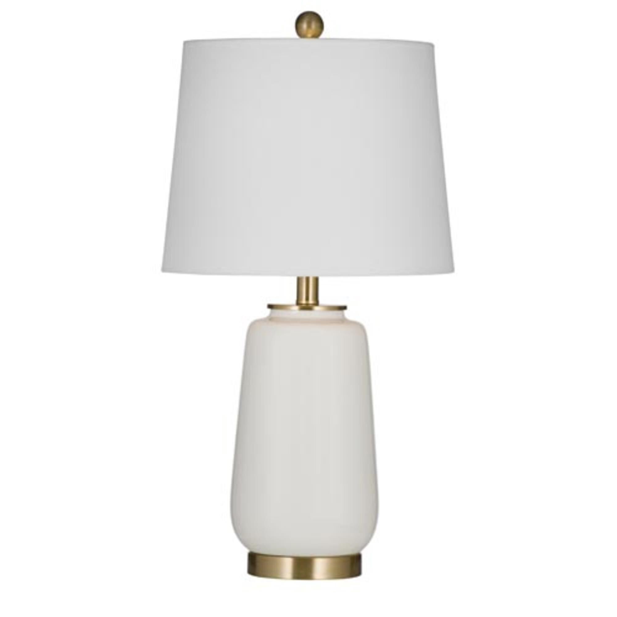 Cream 24 Inch Table Lamp by Bassett Mirror Company - Clearance