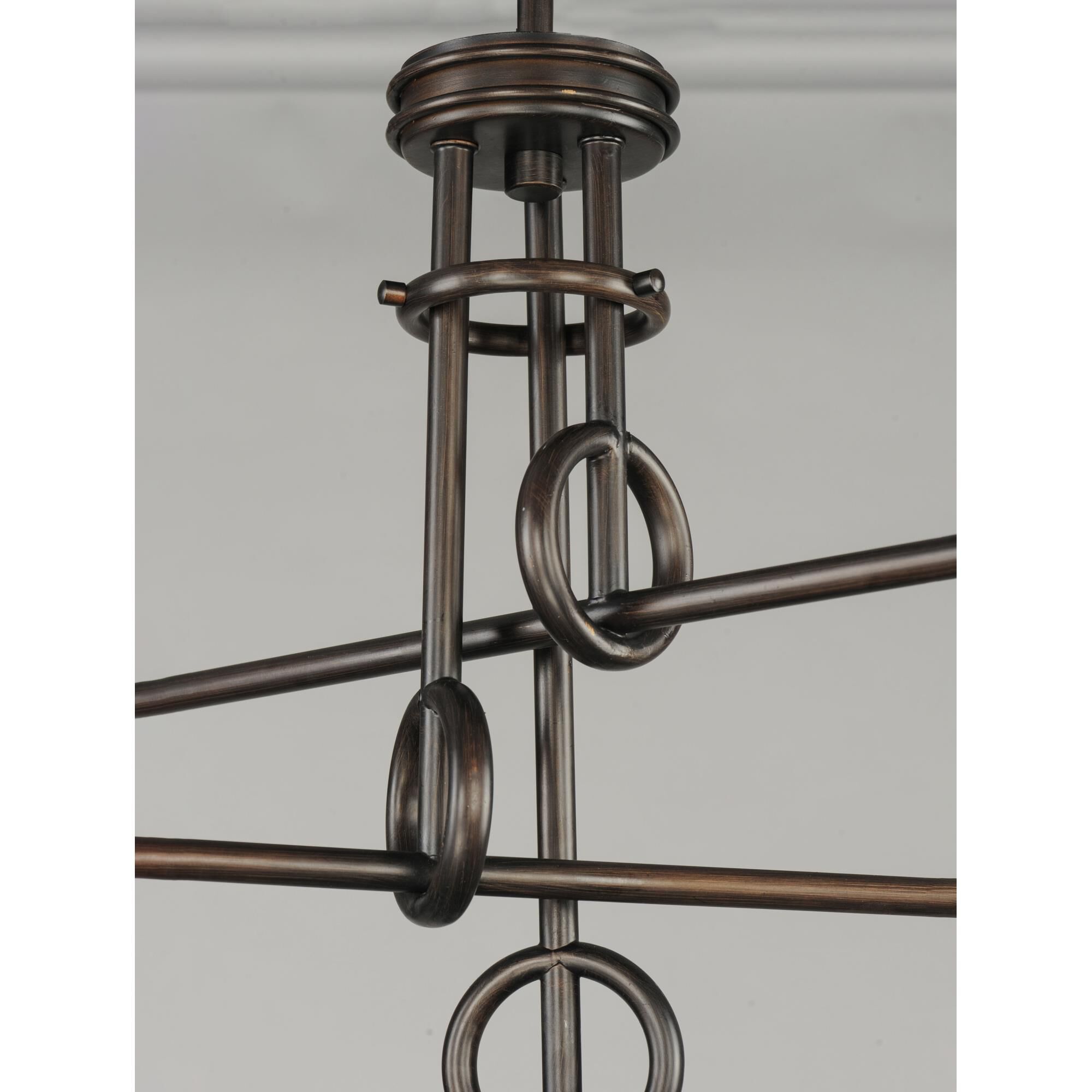 Citadel 33 Inch 10 Light Chandelier by Maxim Lighting