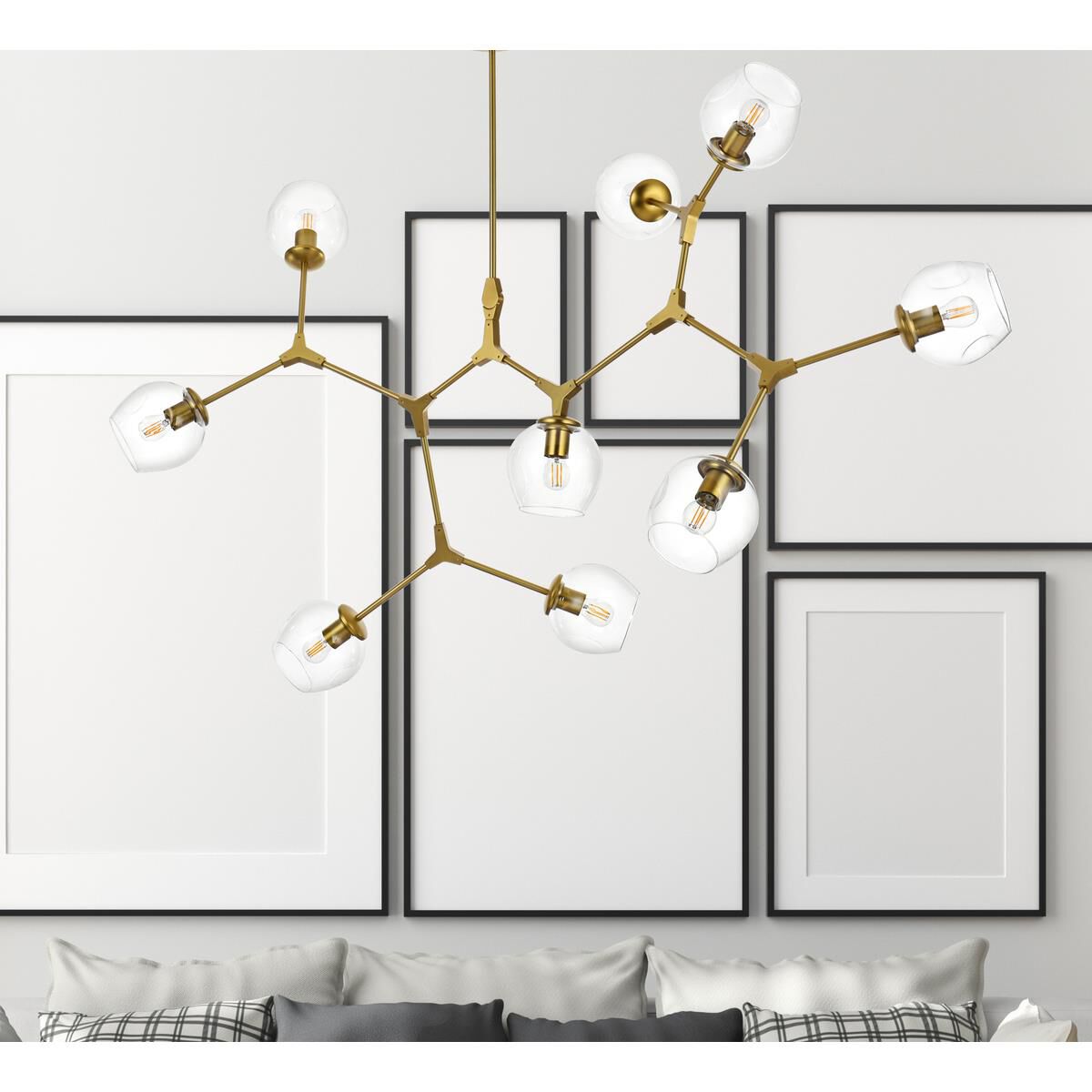 Cavoli 60 Inch Linear Suspension Light by Elegant Lighting