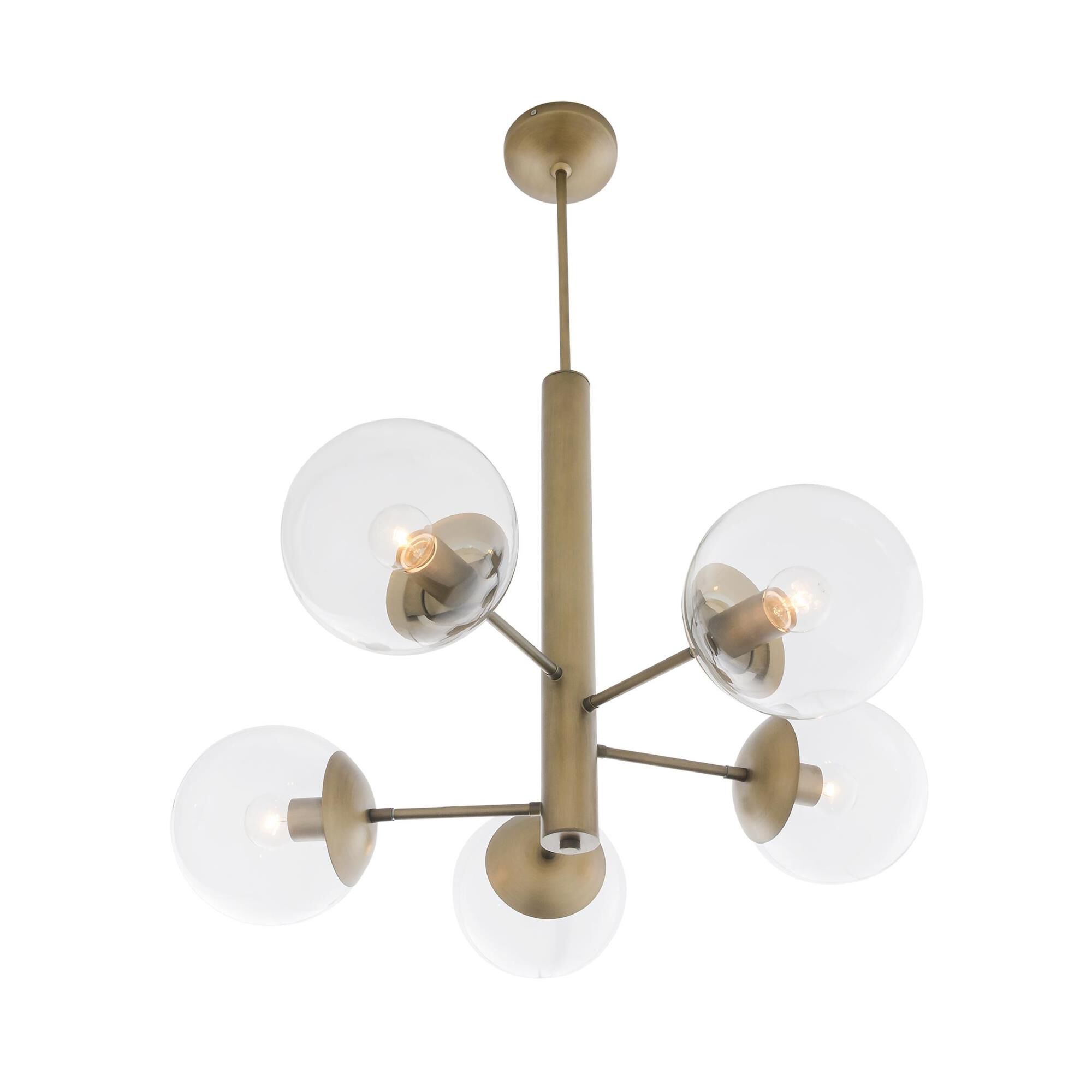 Mid-Century 5 Light Chandelier by Varaluz