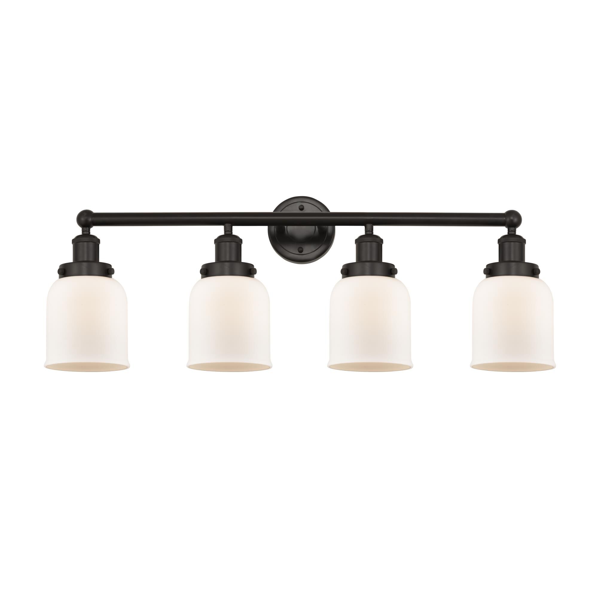 Shown in Oil Rubbed Bronze, Matte White finish and Matte White glass and Matte White Glass shade