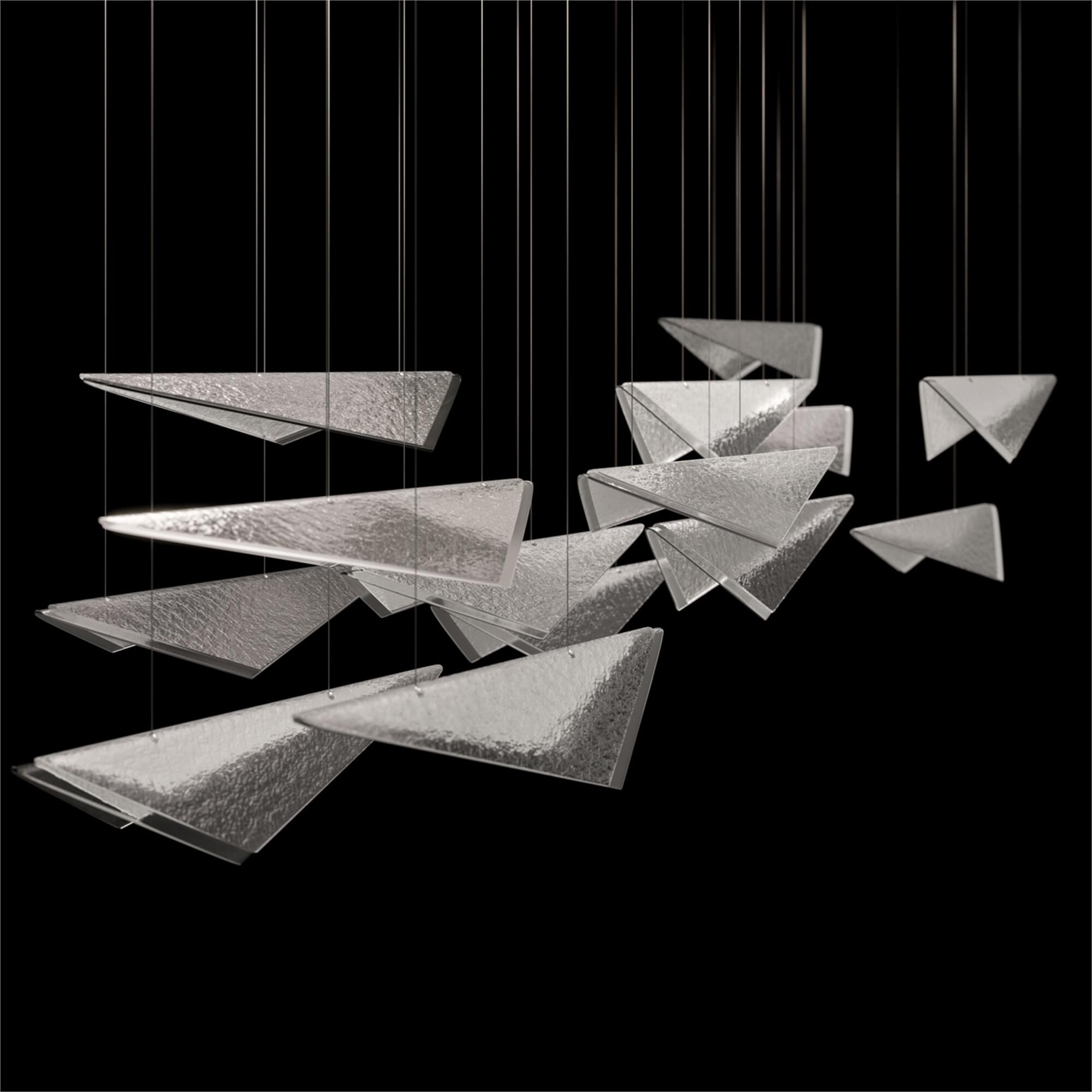 Volo 58 Inch Linear Suspension Light by Fine Art Handcrafted Lighting