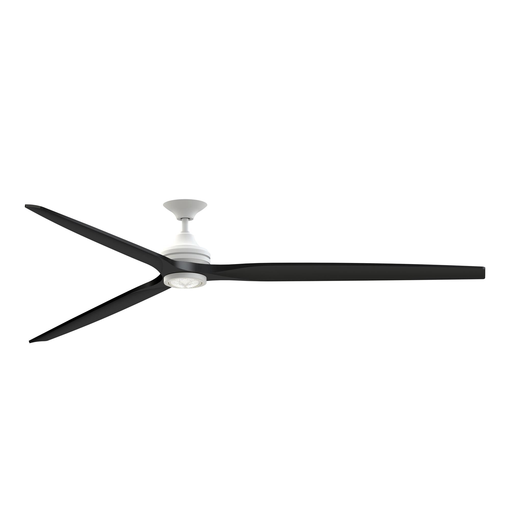 Spitfire 96 Inch Ceiling Fan with Light Kit,