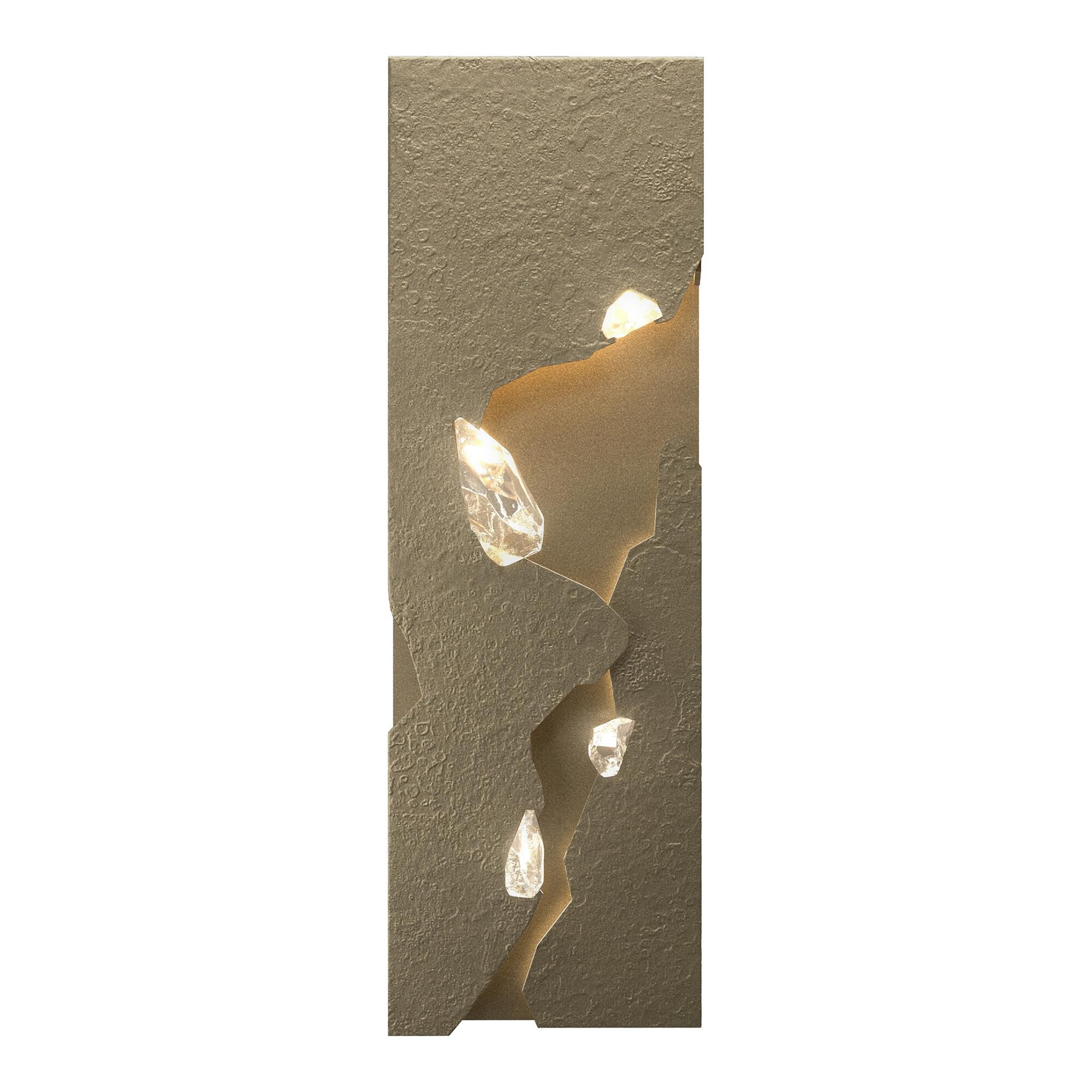 Shown in Soft Gold finish and Swarovski crystal and Soft Gold glass and Crystal accent