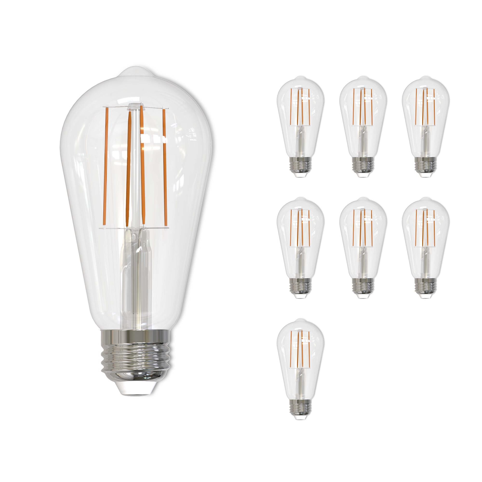 Dimmable 7 Watt 4000K ST18 LED Light Bulb by Bulbrite