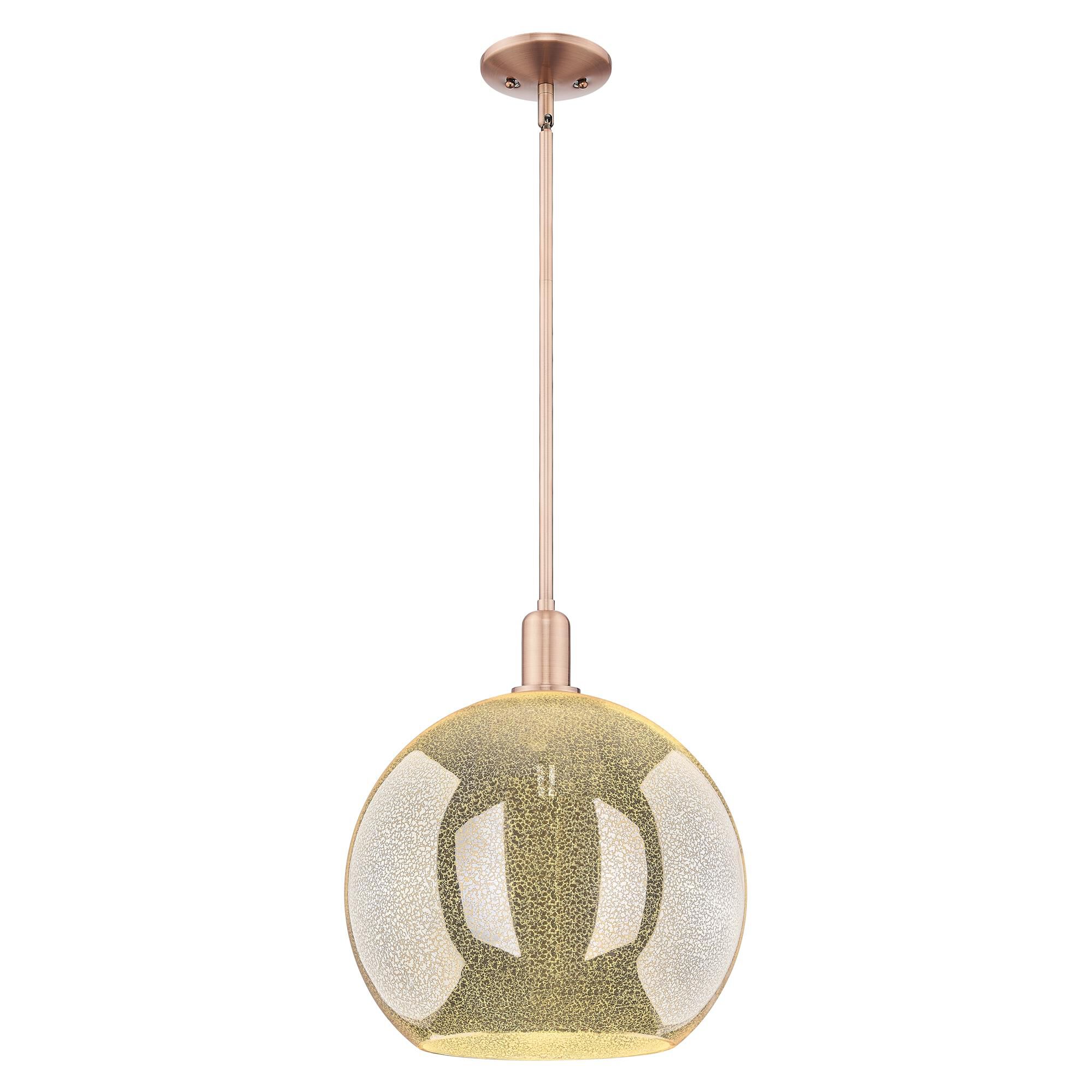 Shown in Antique Copper finish and Mercury glass