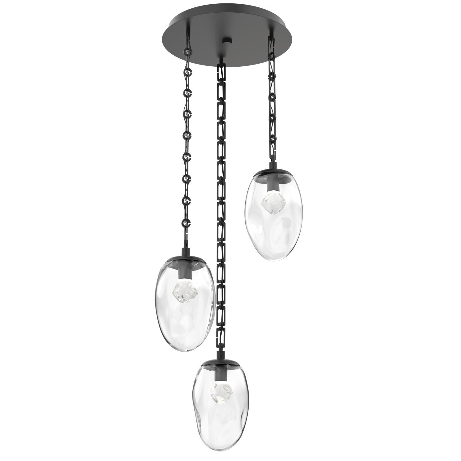 Levi Wilson Meteo Led 20 Inch Multi Light Pendant by Hammerton Studio