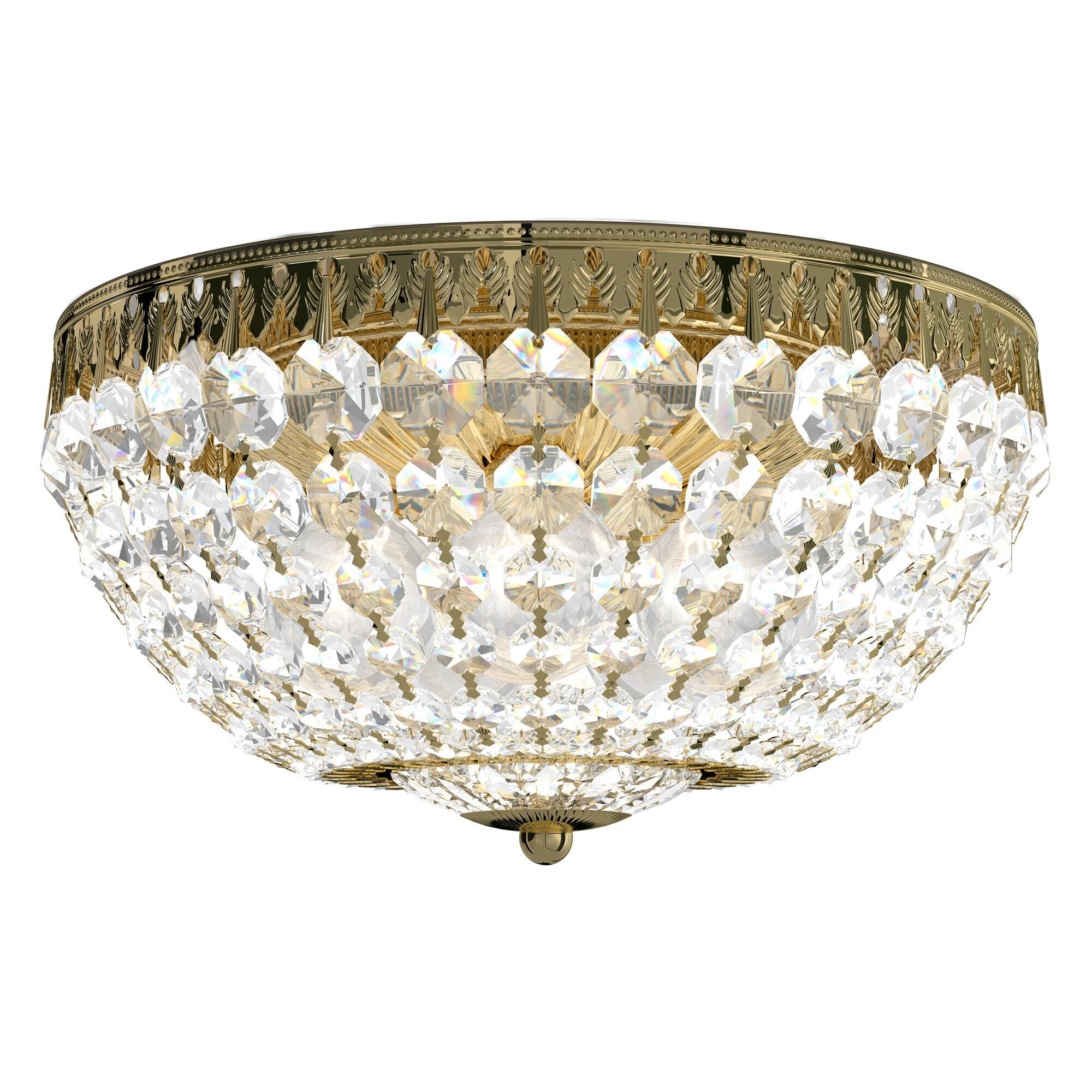 Petit Crystal 12 Inch Flush Mount by Schonbek