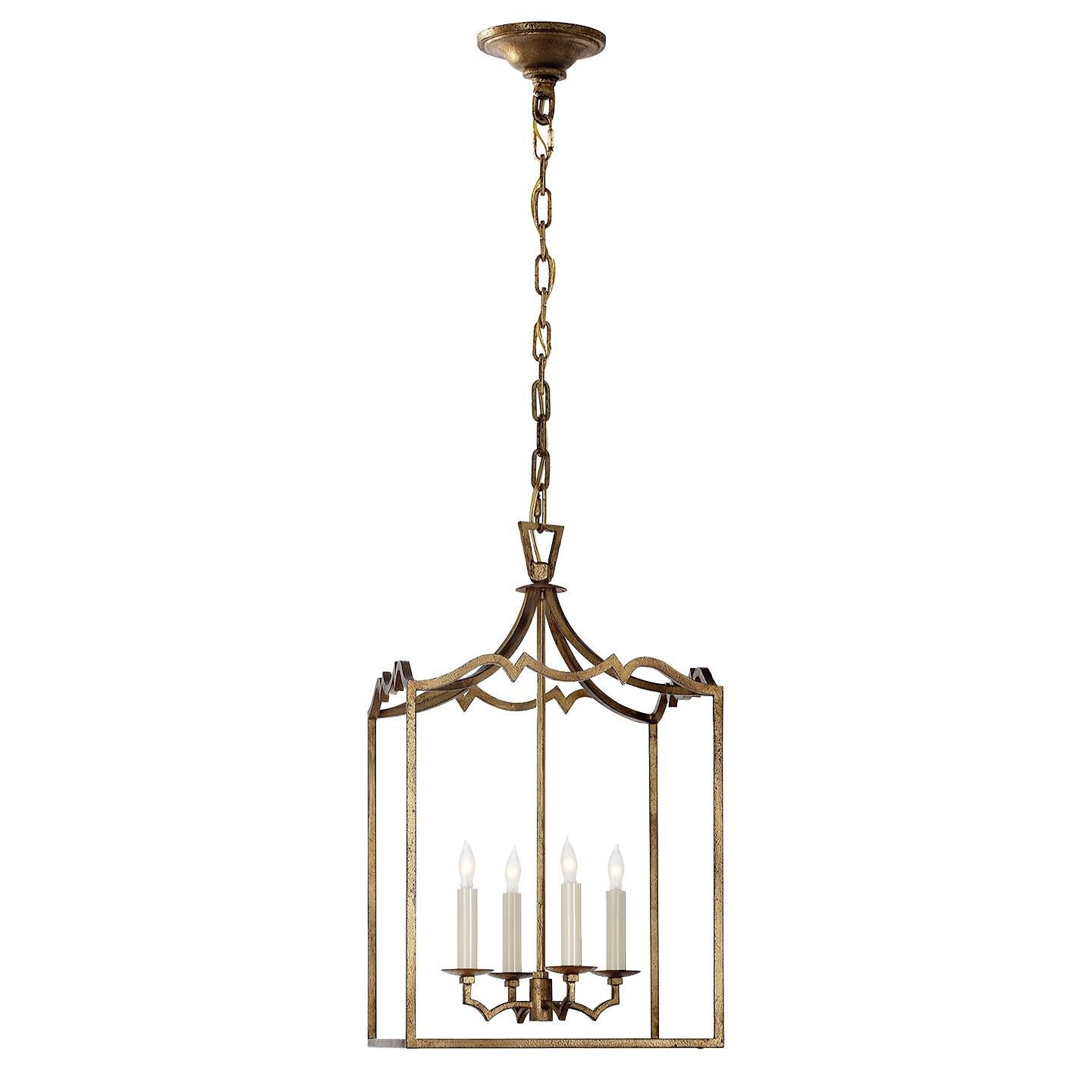 Chapman & Myers Darlana 12 Inch Cage Pendant by Visual Comfort Signature Collection