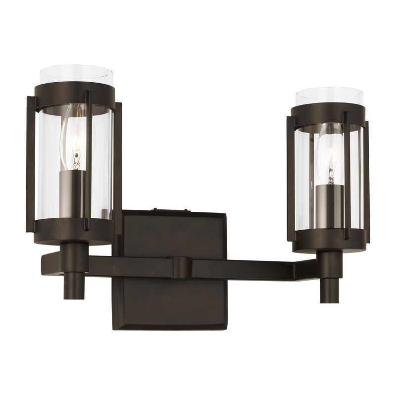 Lauren Ralph Lauren Flynn 13 Inch 2 Light Bath Vanity Light by Visual Comfort Studio