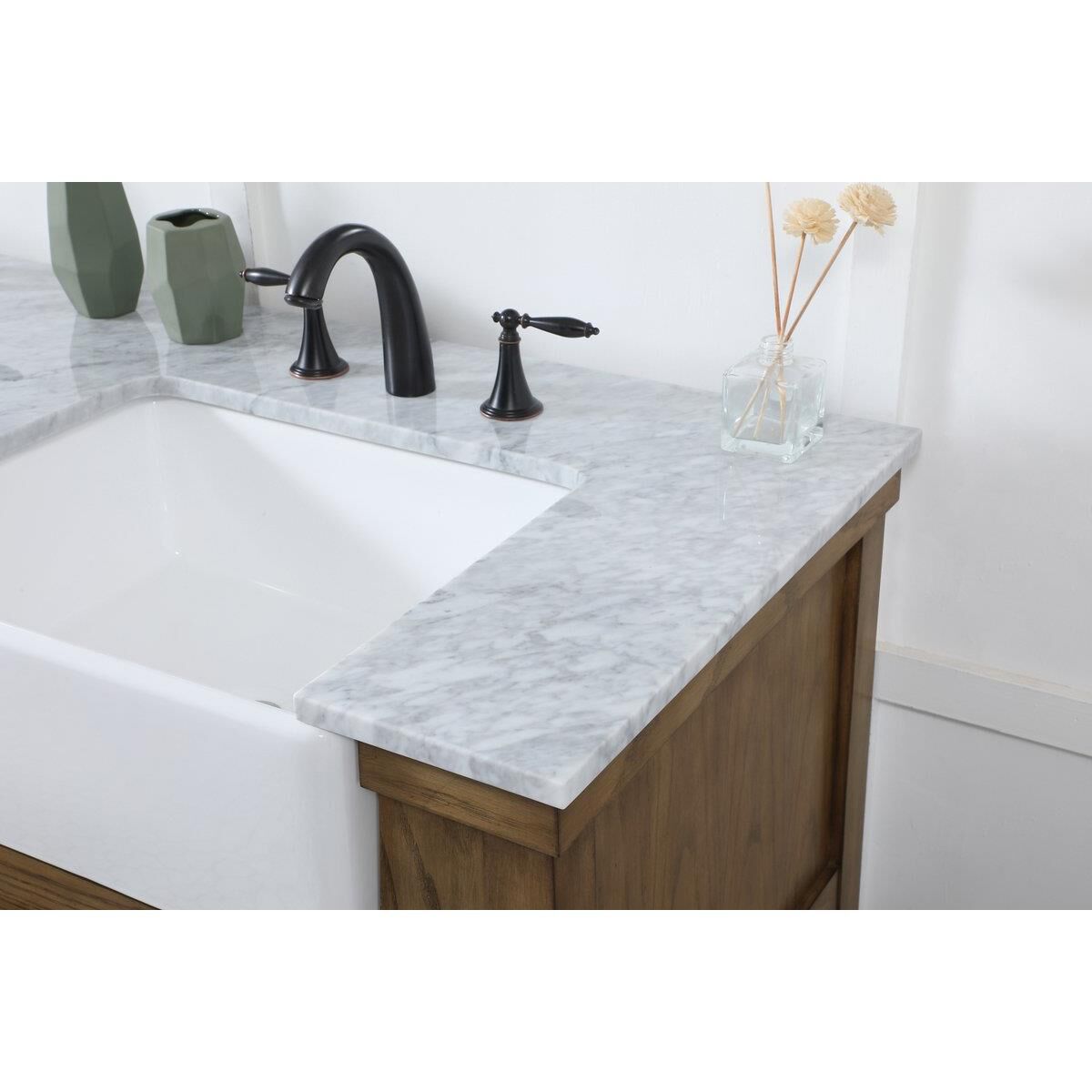 Shown in Green finish and Without Backsplash accent