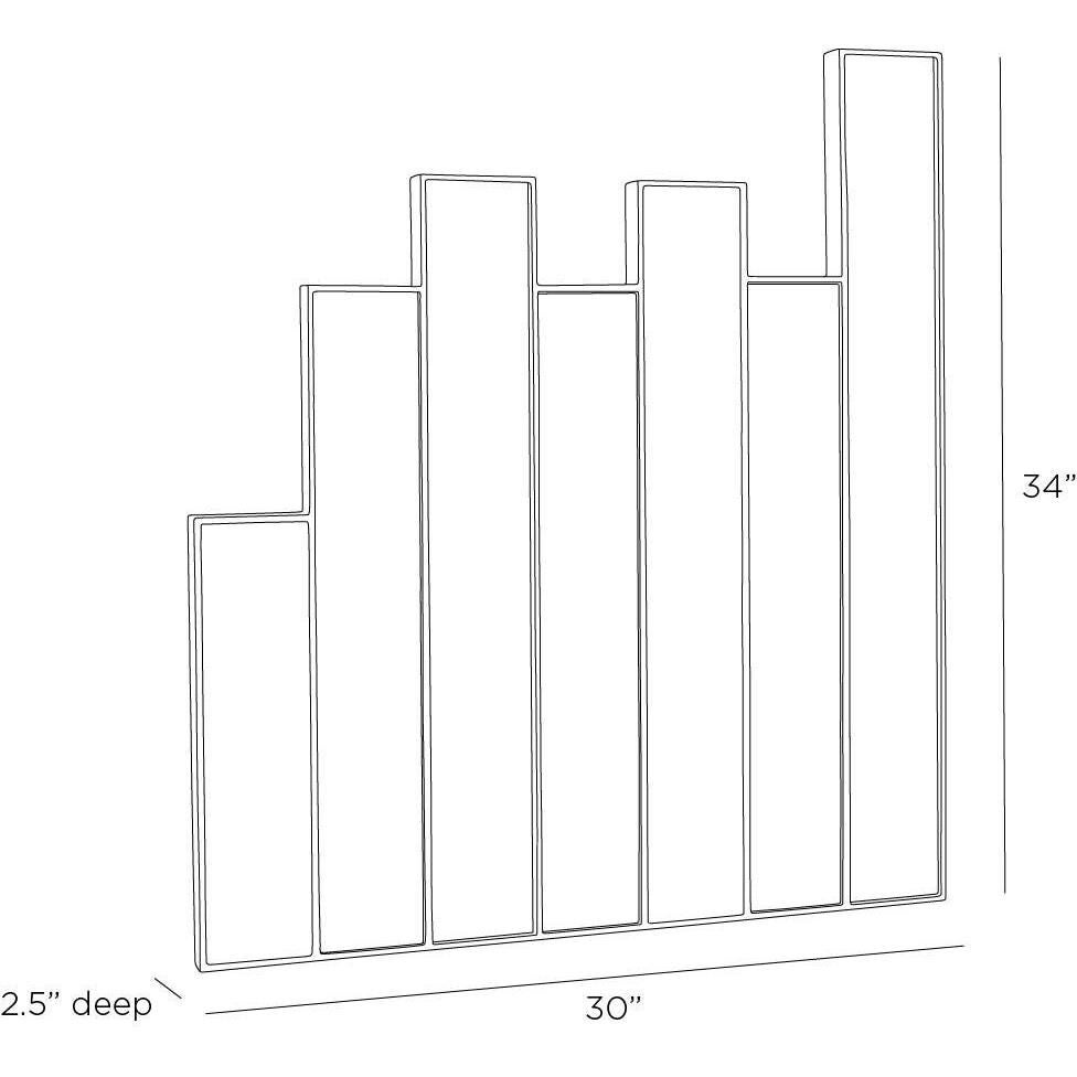 Darcy 34 Inch Decorative Mirror by Arteriors Home