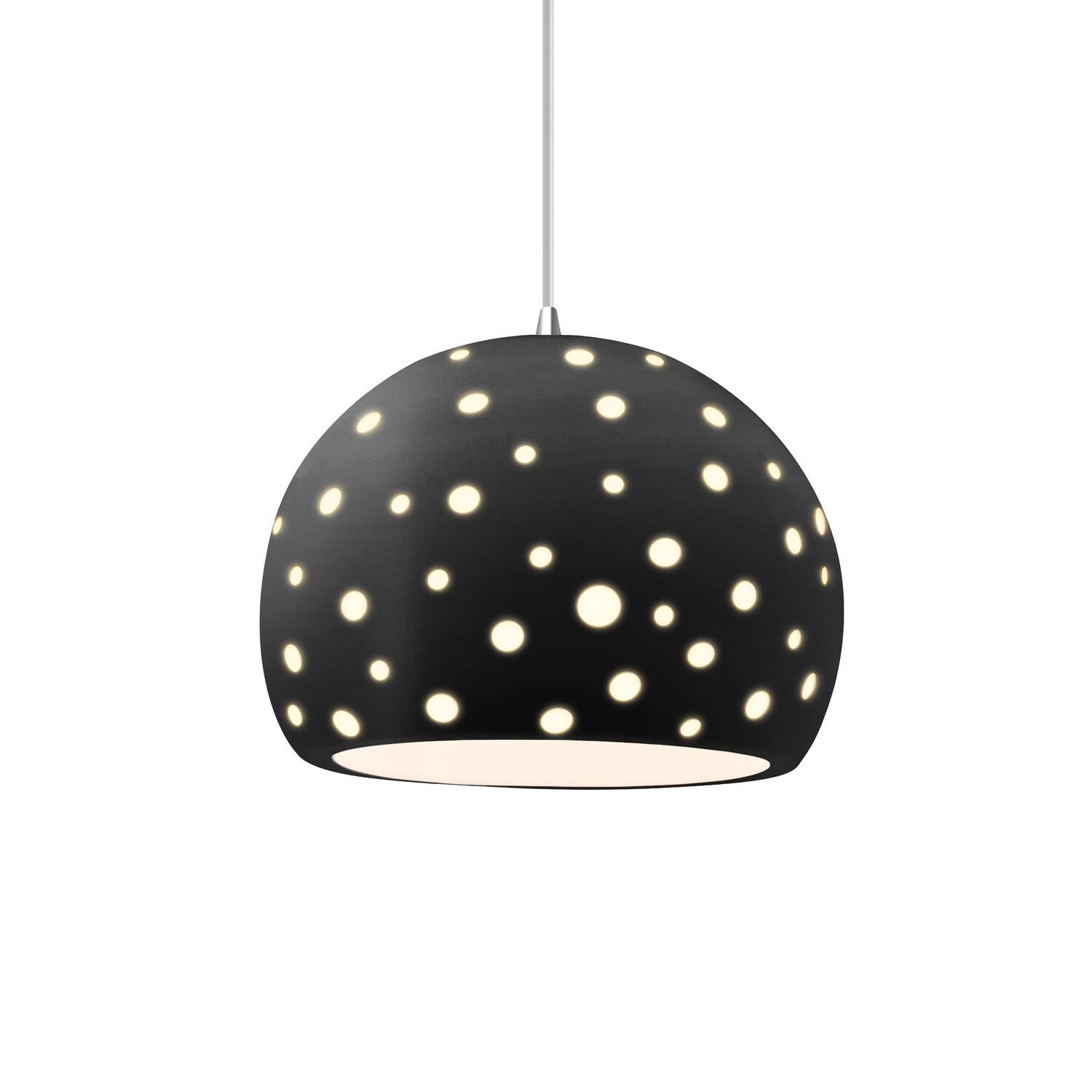 Shown in Polished Chrome finish and Carbon Matte Black shade