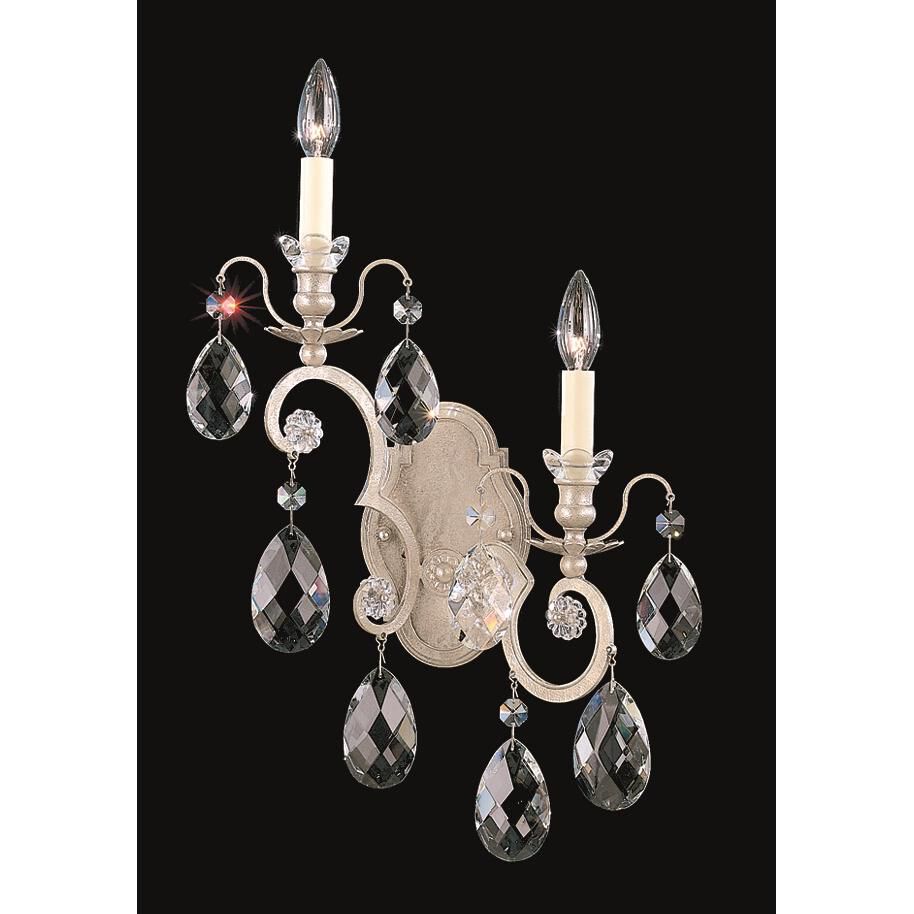 Shown in Antique Silver finish and Clear Heritage crystal