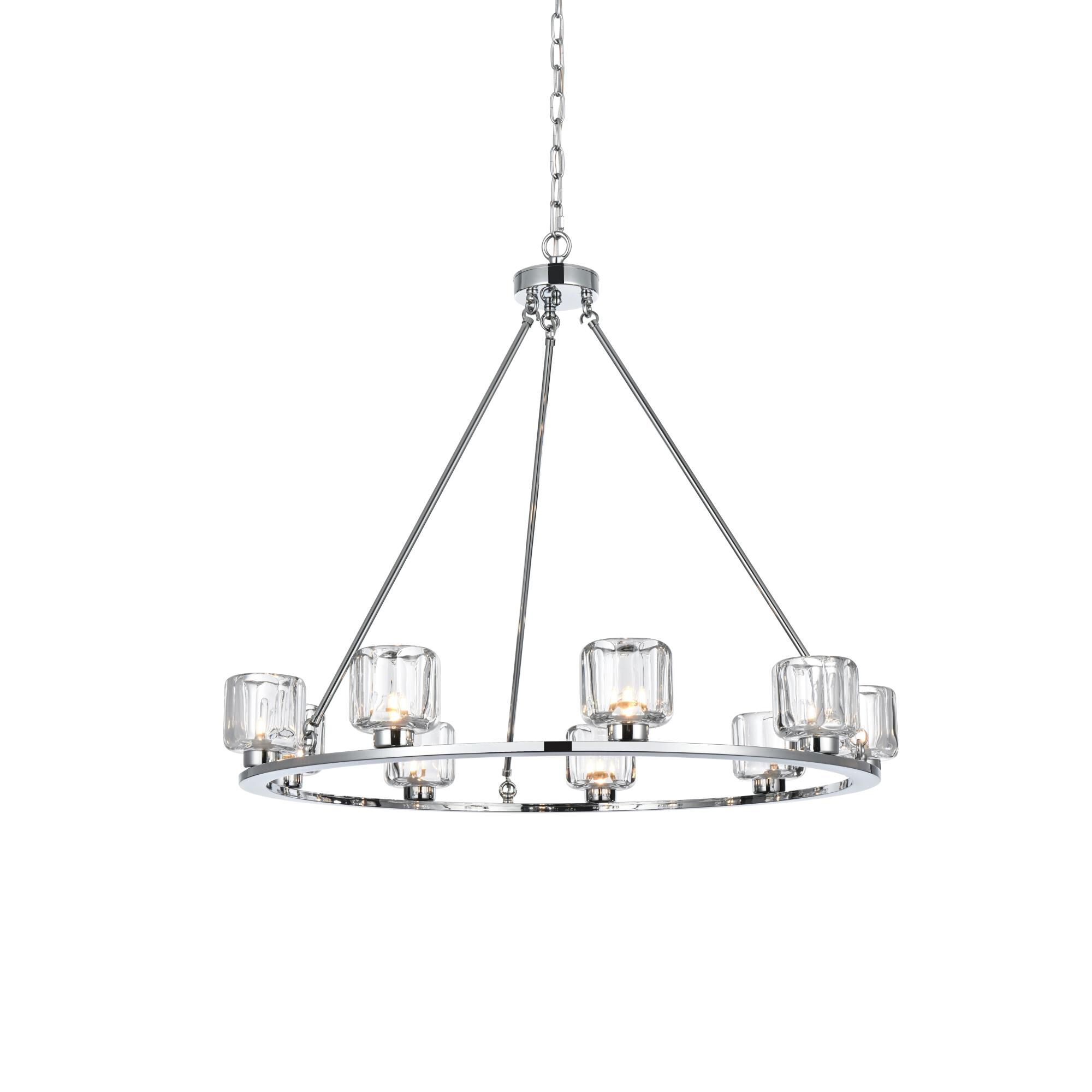 Shown in Chrome And Clear finish